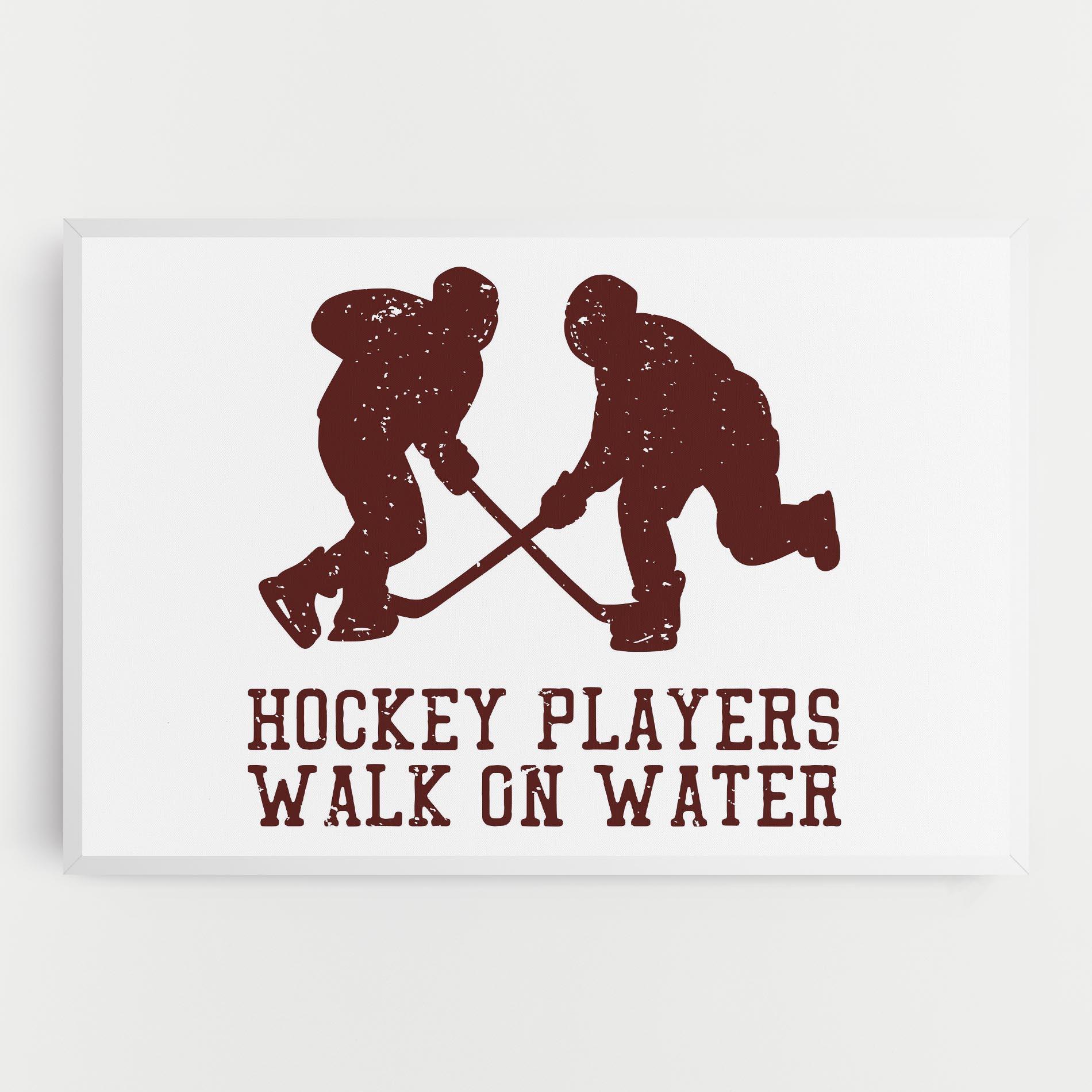 Картина на платно Hockey Walk mockup 0
