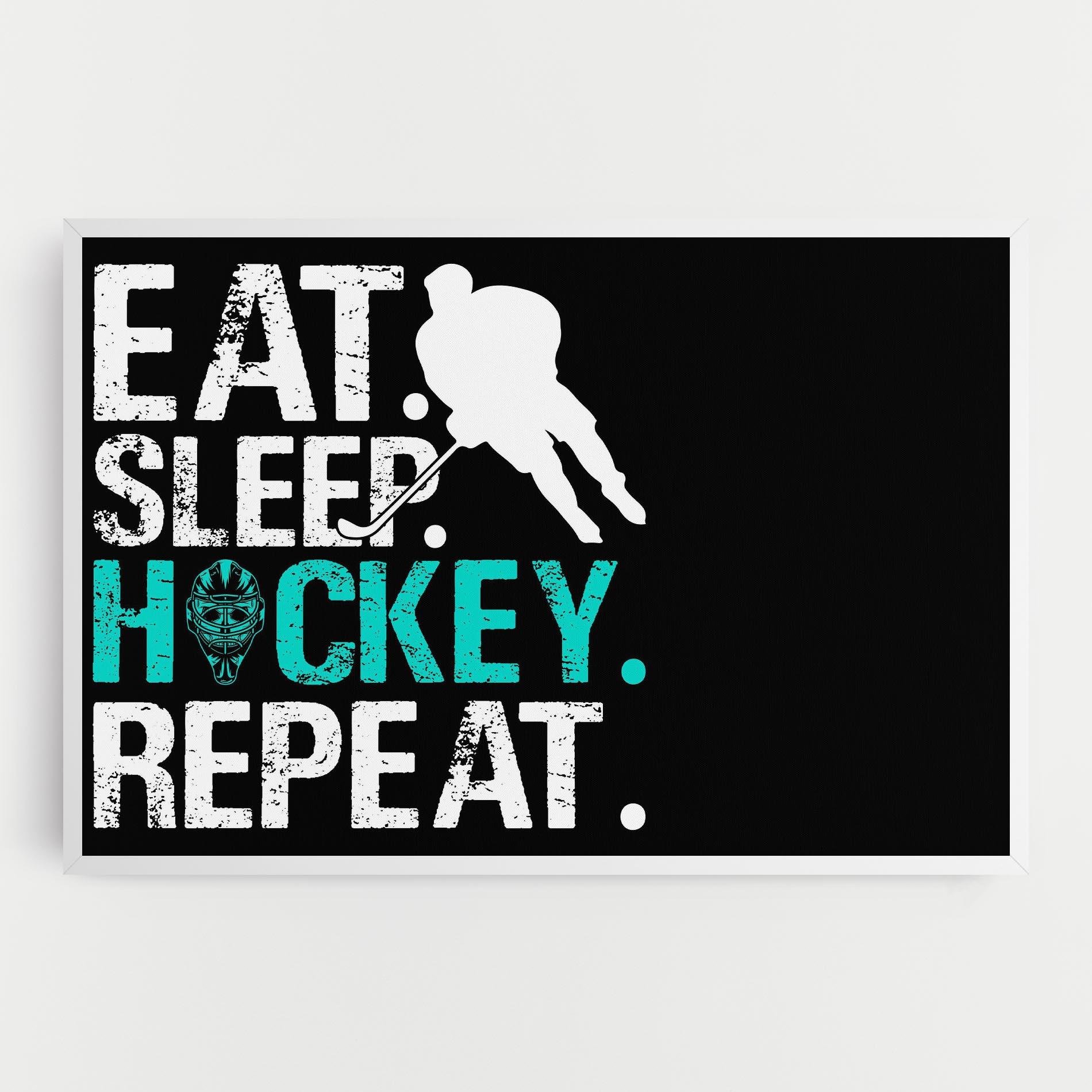 Картина на платно Sleep Hockey mockup 0