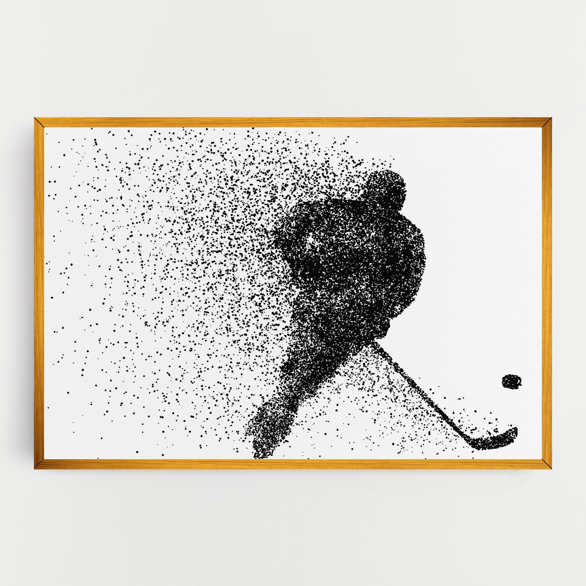 Картина на платно Hockey Art mockup 0