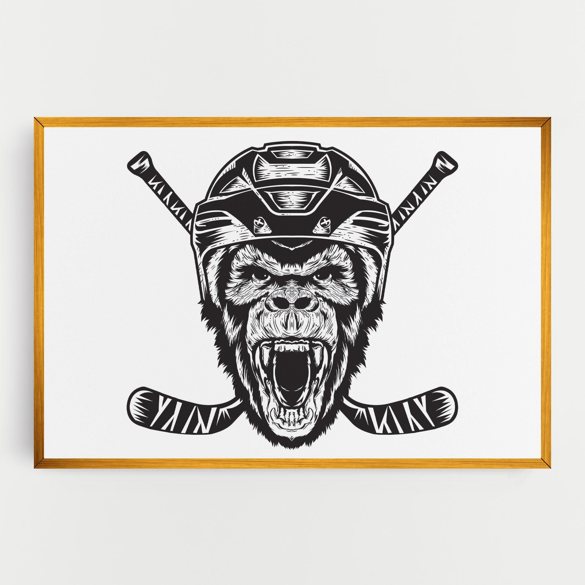 Monkey Hockey mockup 0