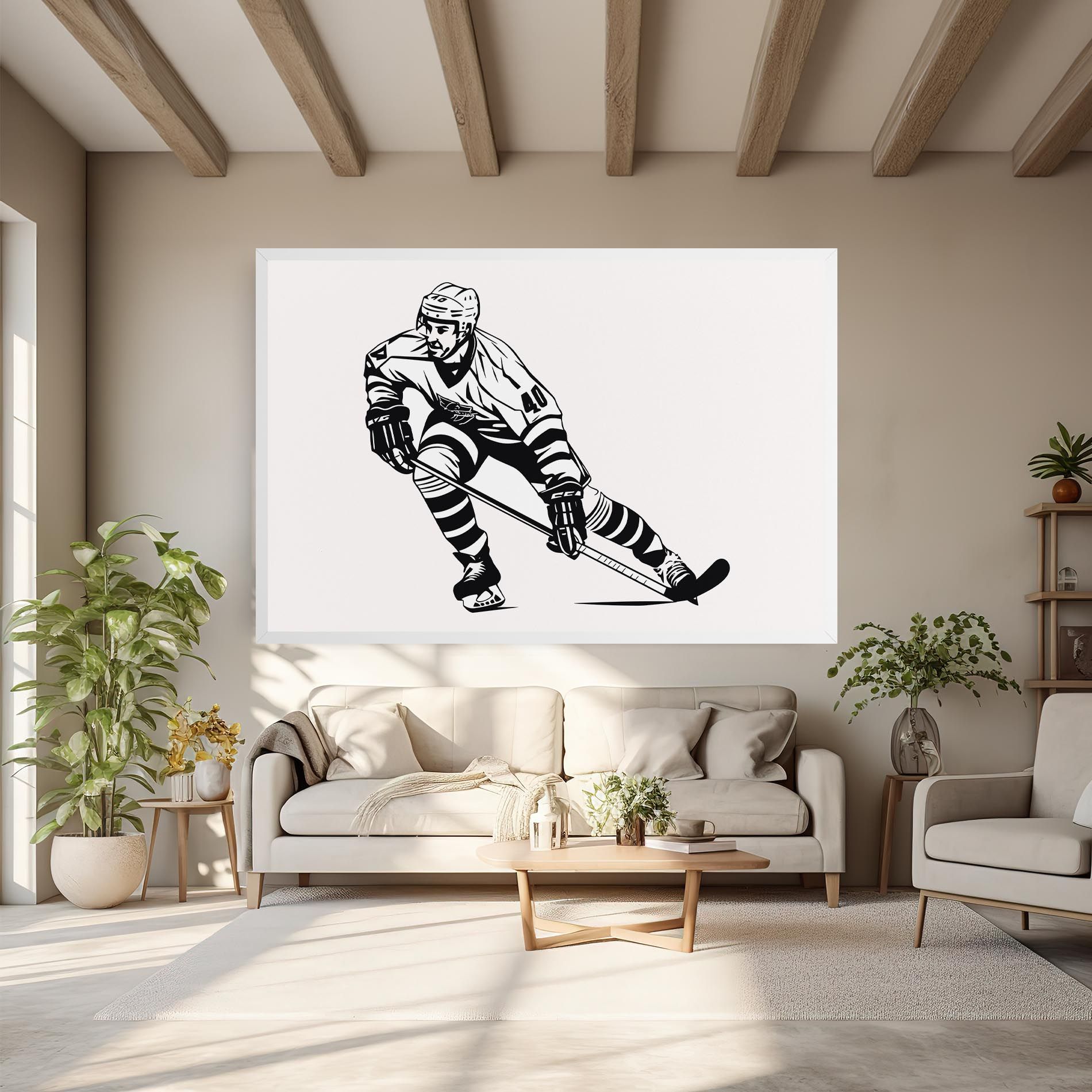 Hockey Player mockup 6