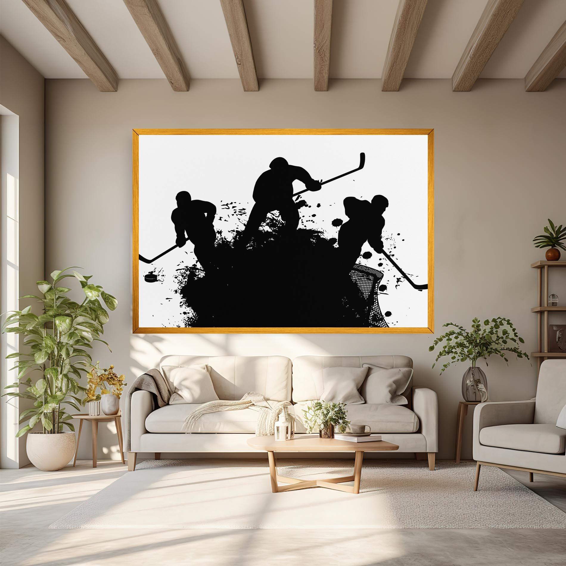 Картина на платно Hockey Tree mockup 6