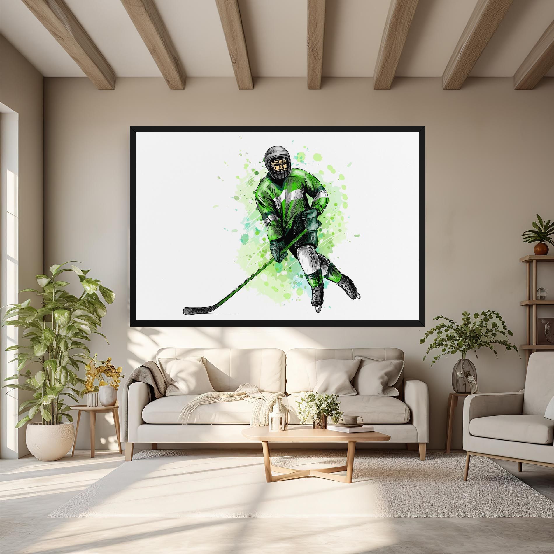 Green Hockey mockup 6