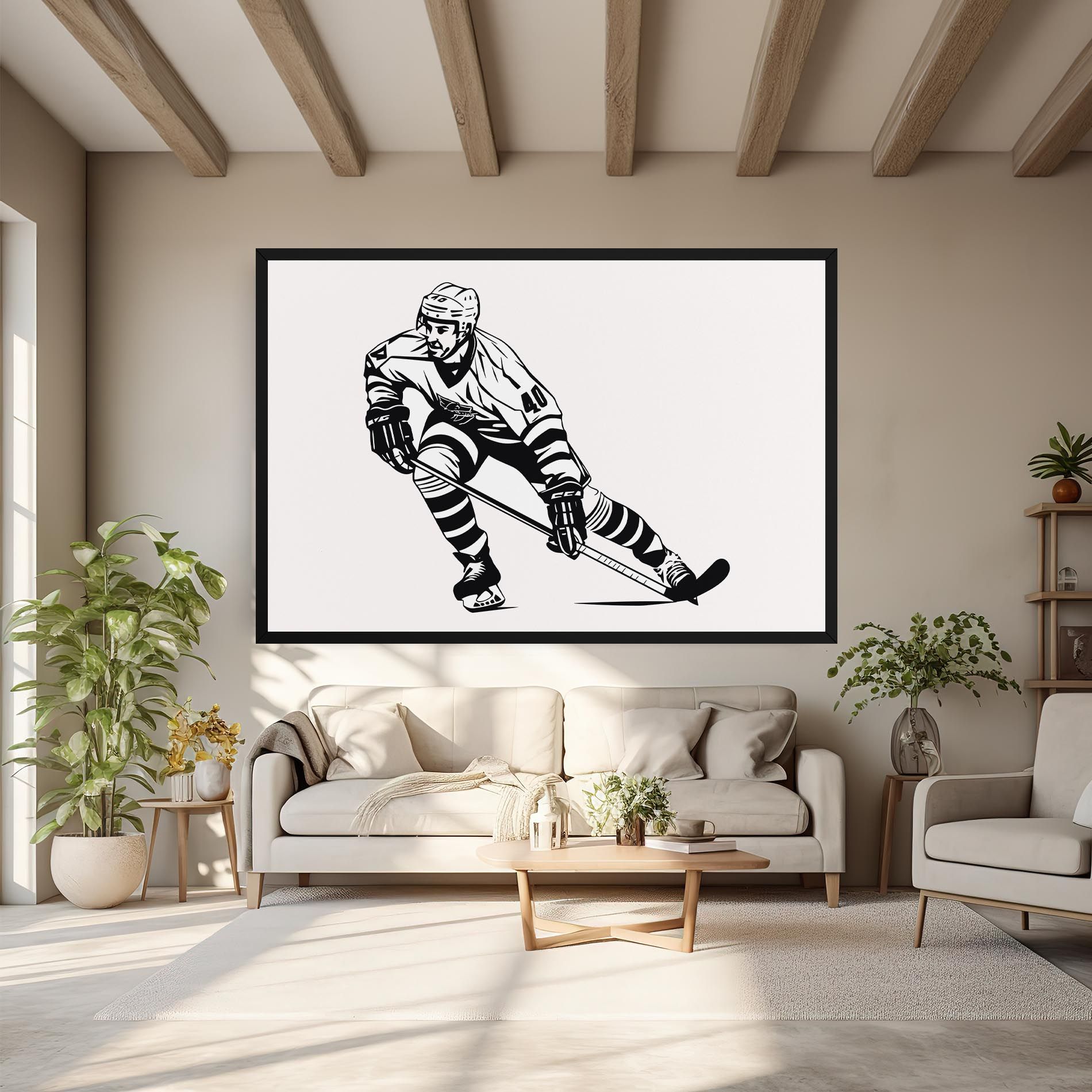 Hockey Player mockup 6