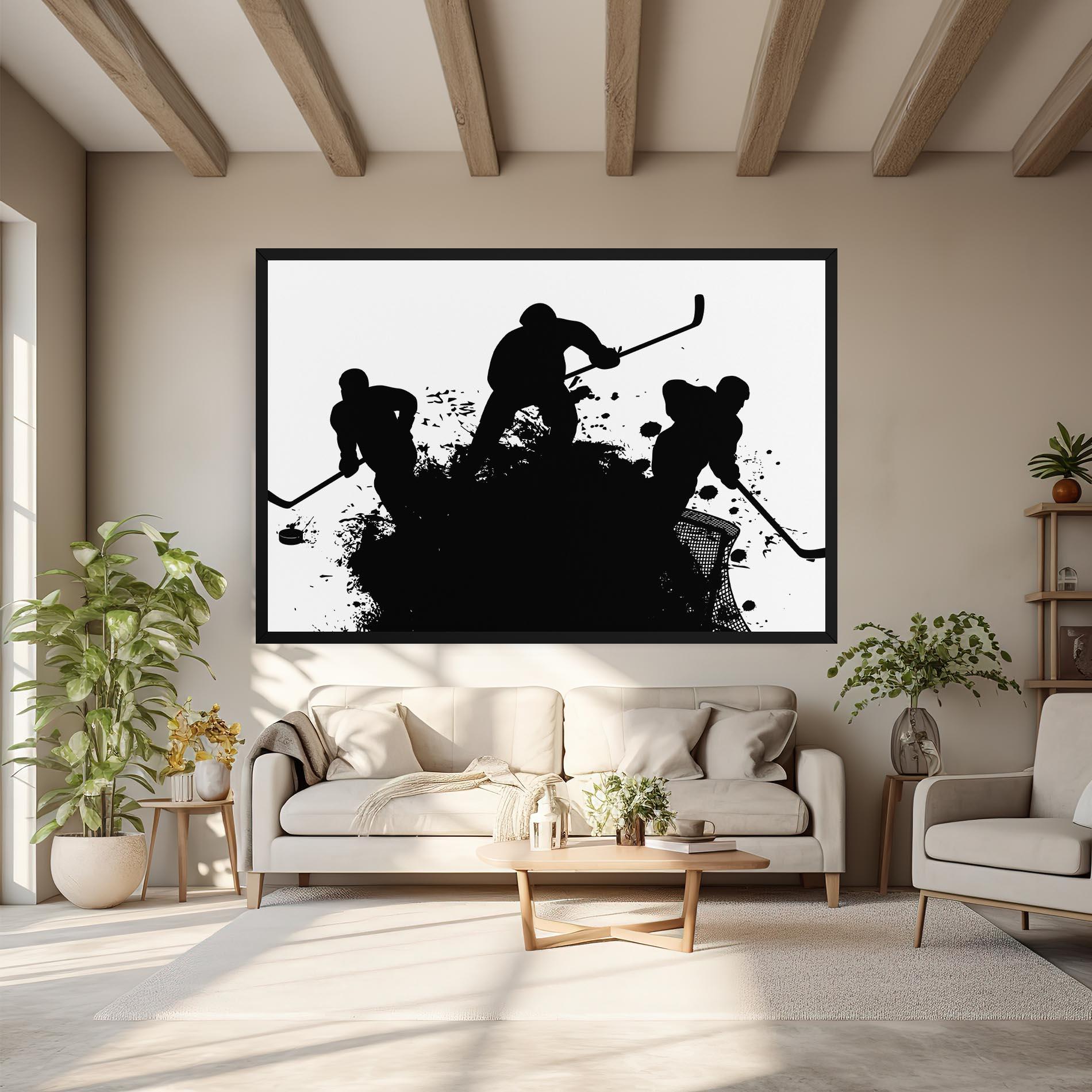 Картина на платно Hockey Tree mockup 6