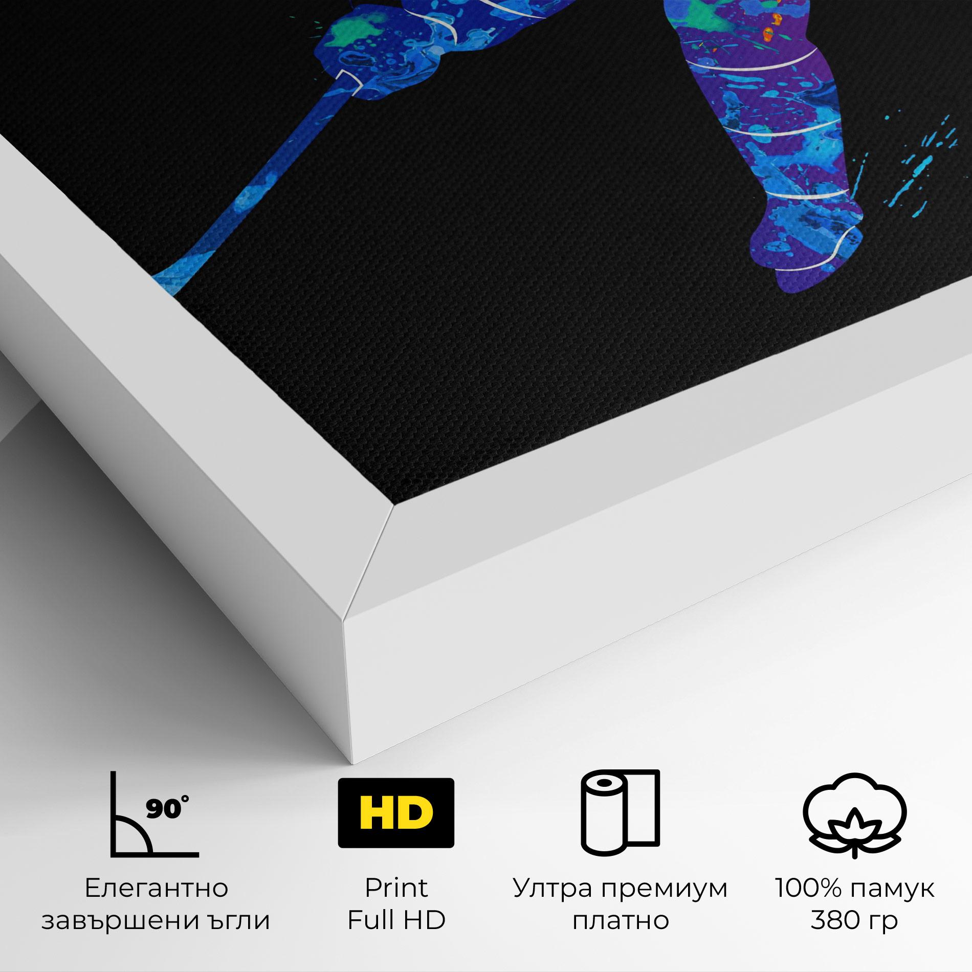 Картина на платно Color Mix Art mockup 4