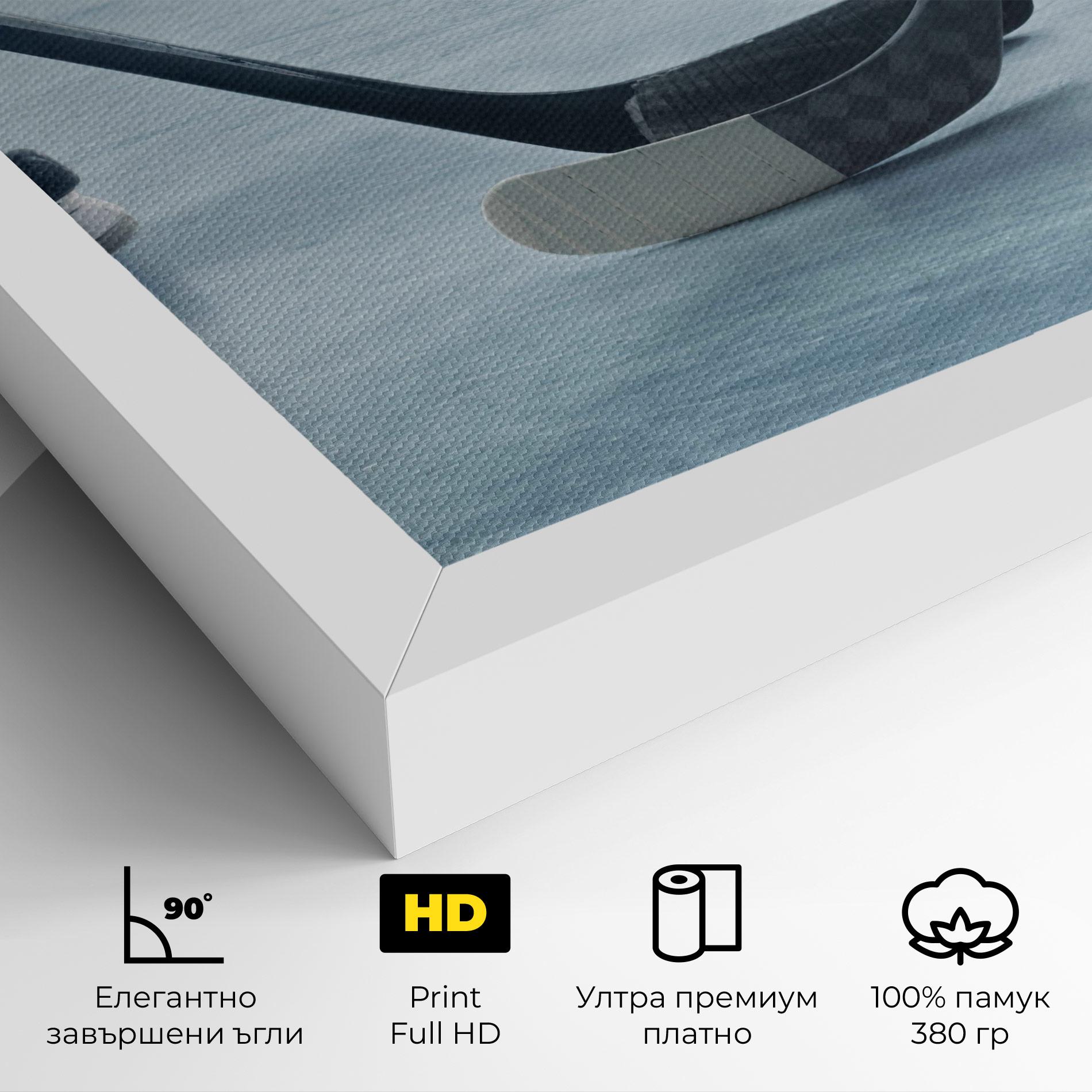 Картина на платно Ice Insight mockup 4