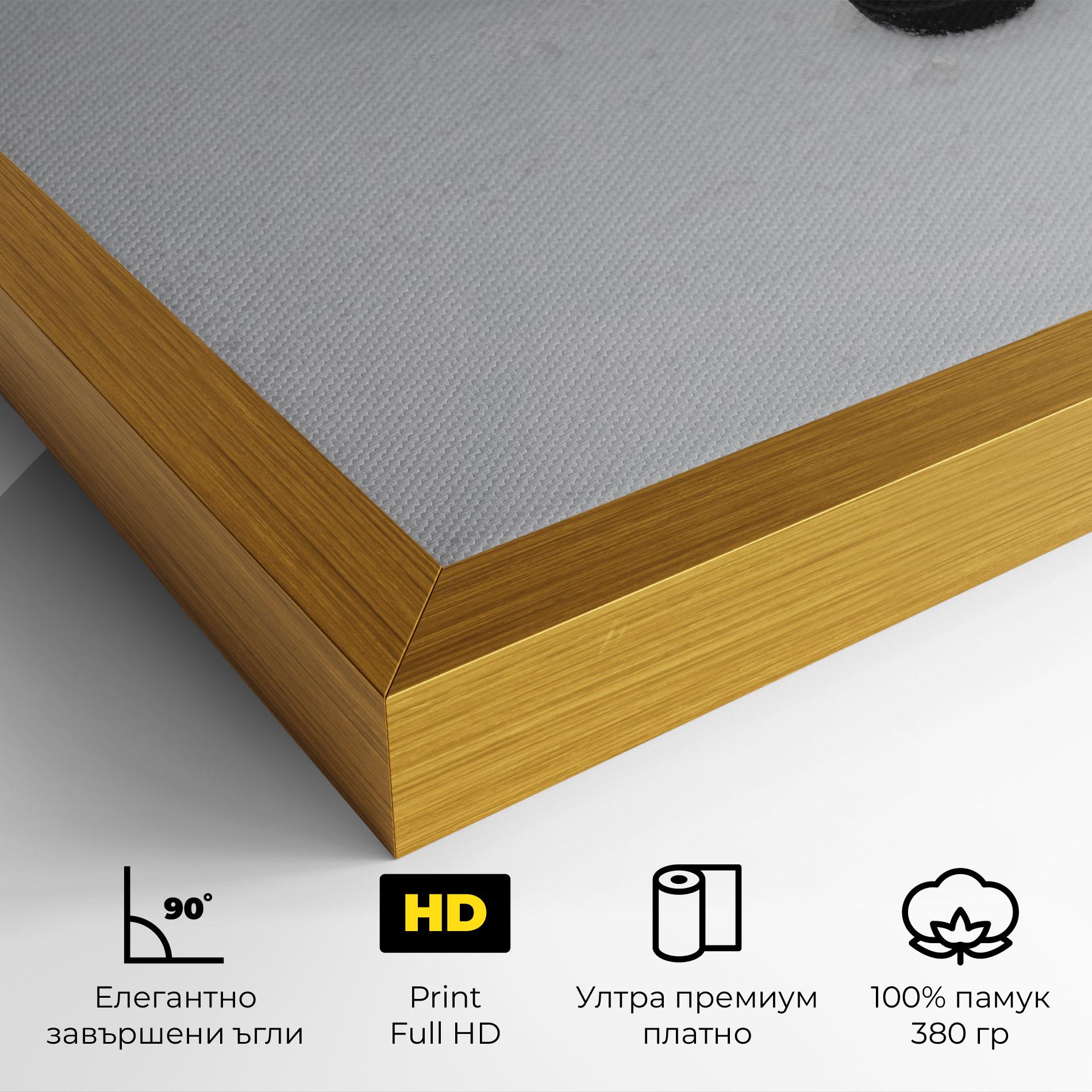 Картина на платно Hockey Puck mockup 4