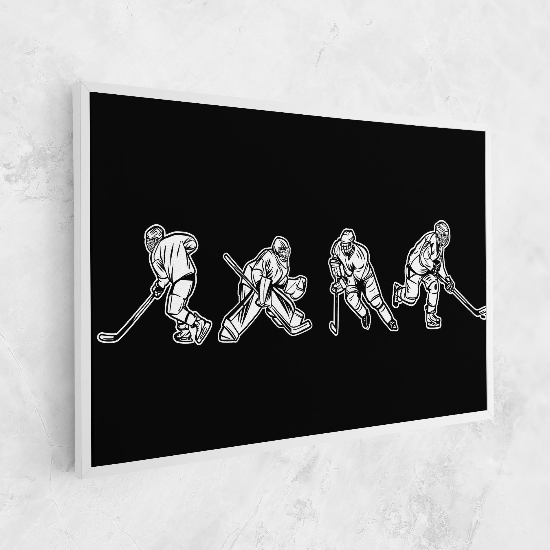 Картина на платно Hockey Four mockup 1