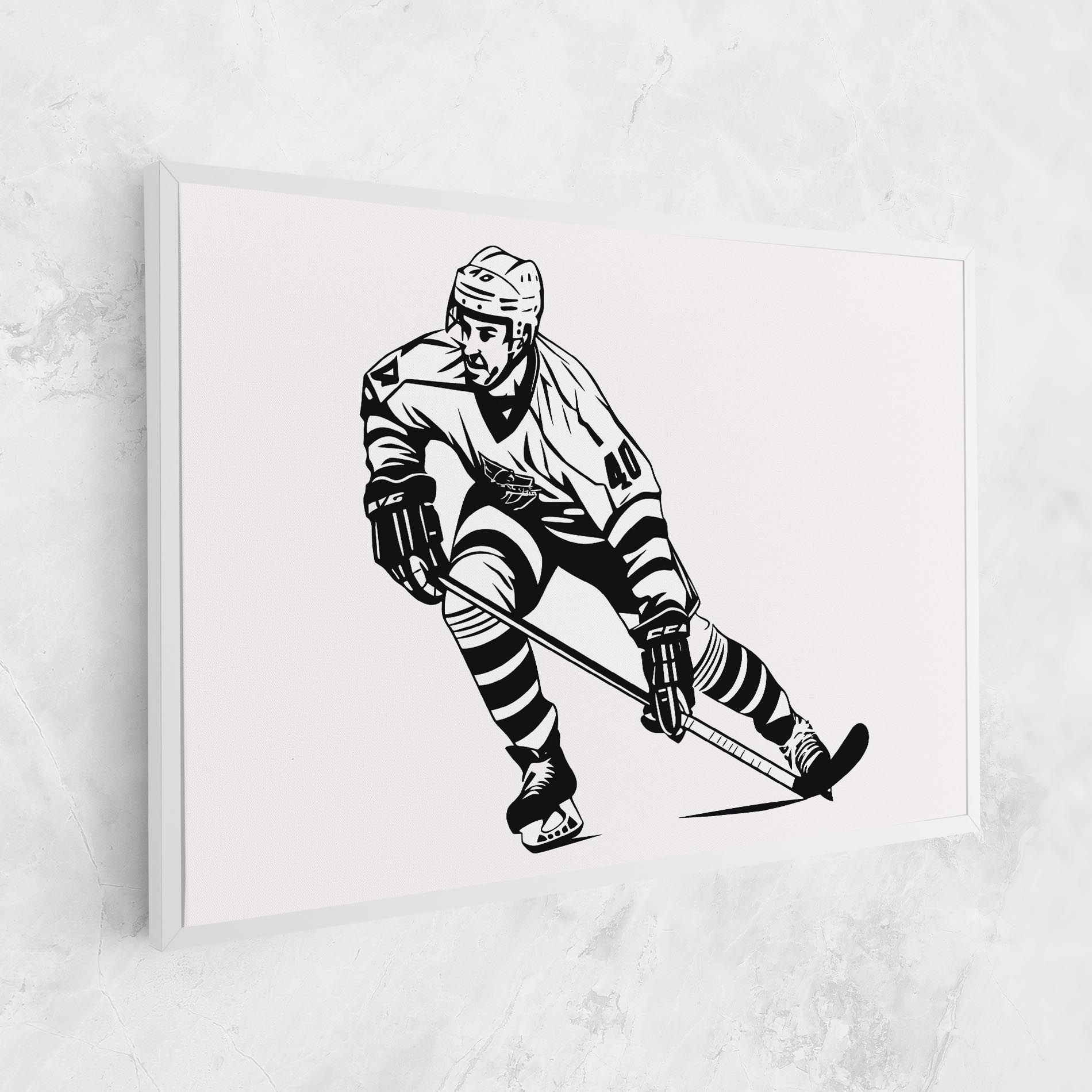 Hockey Player mockup 1