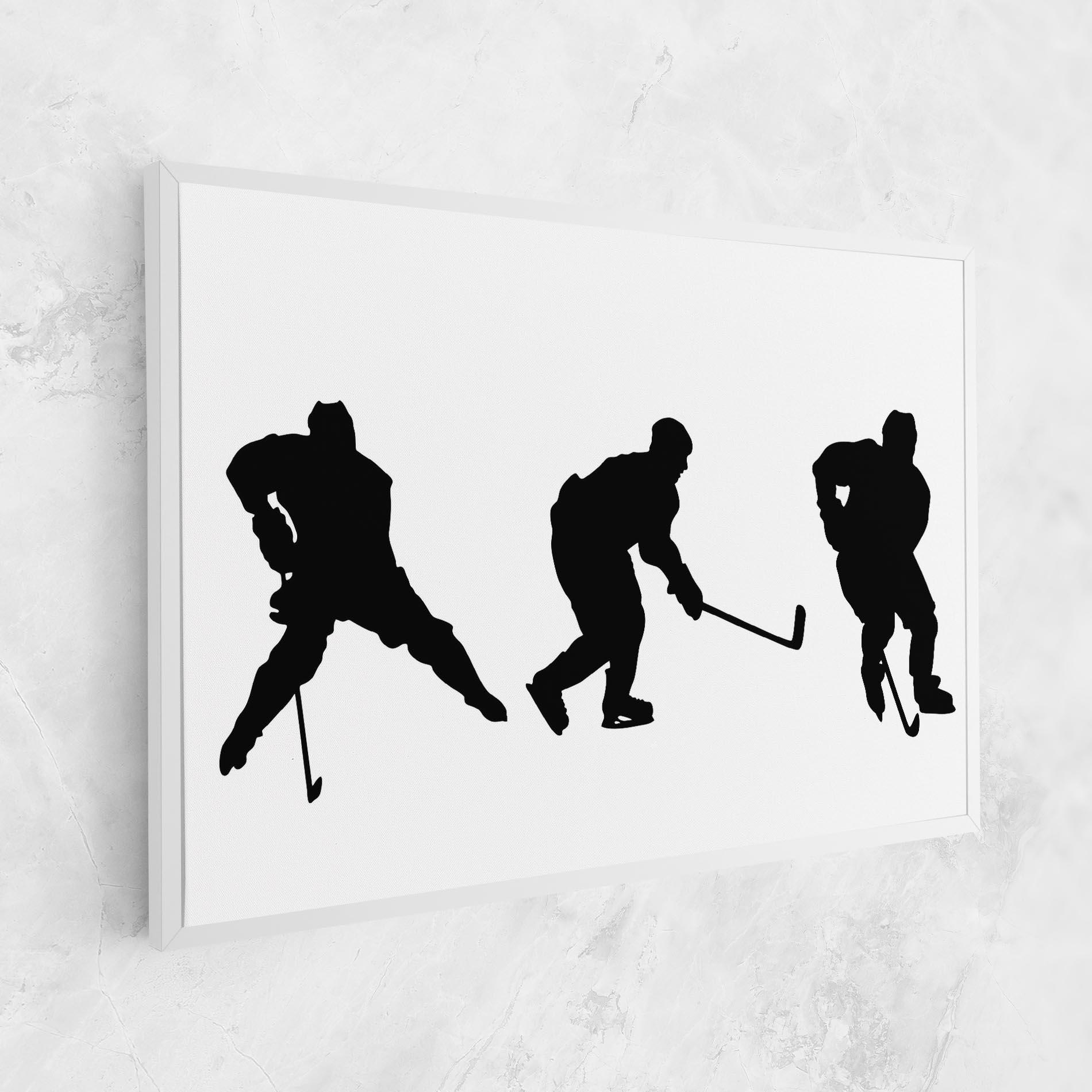 Картина на платно Hockey Pose mockup 1
