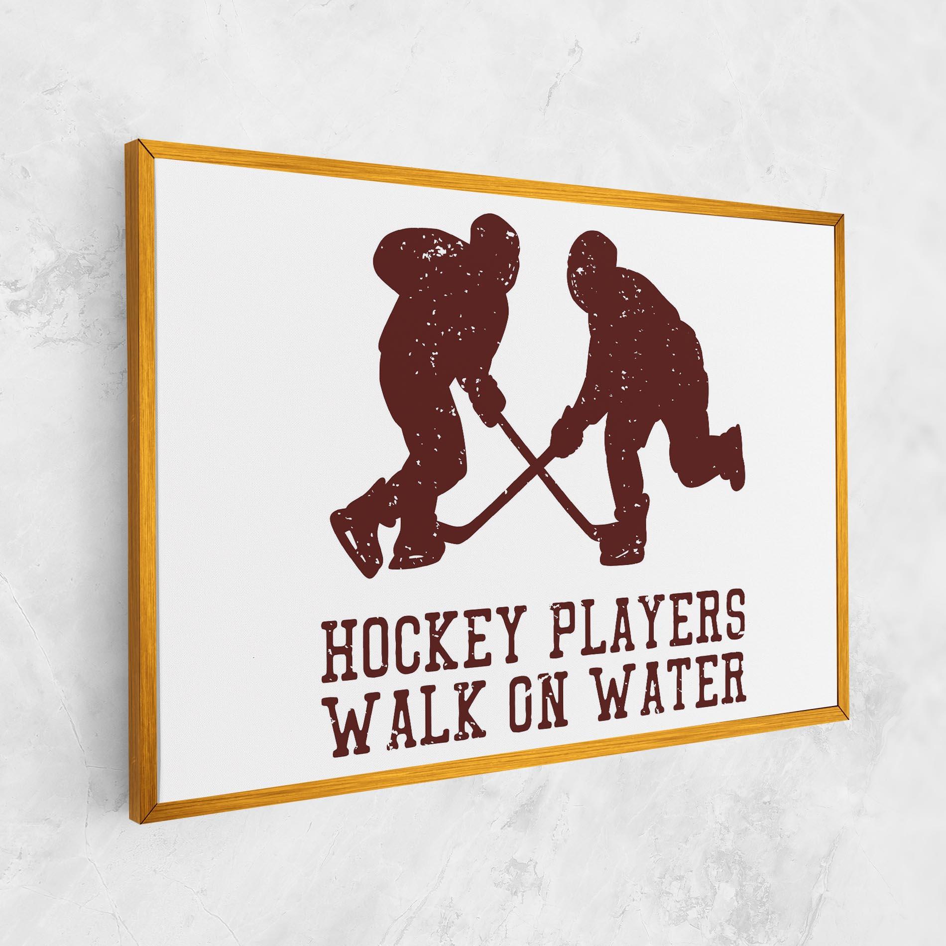 Картина на платно Hockey Walk mockup 1