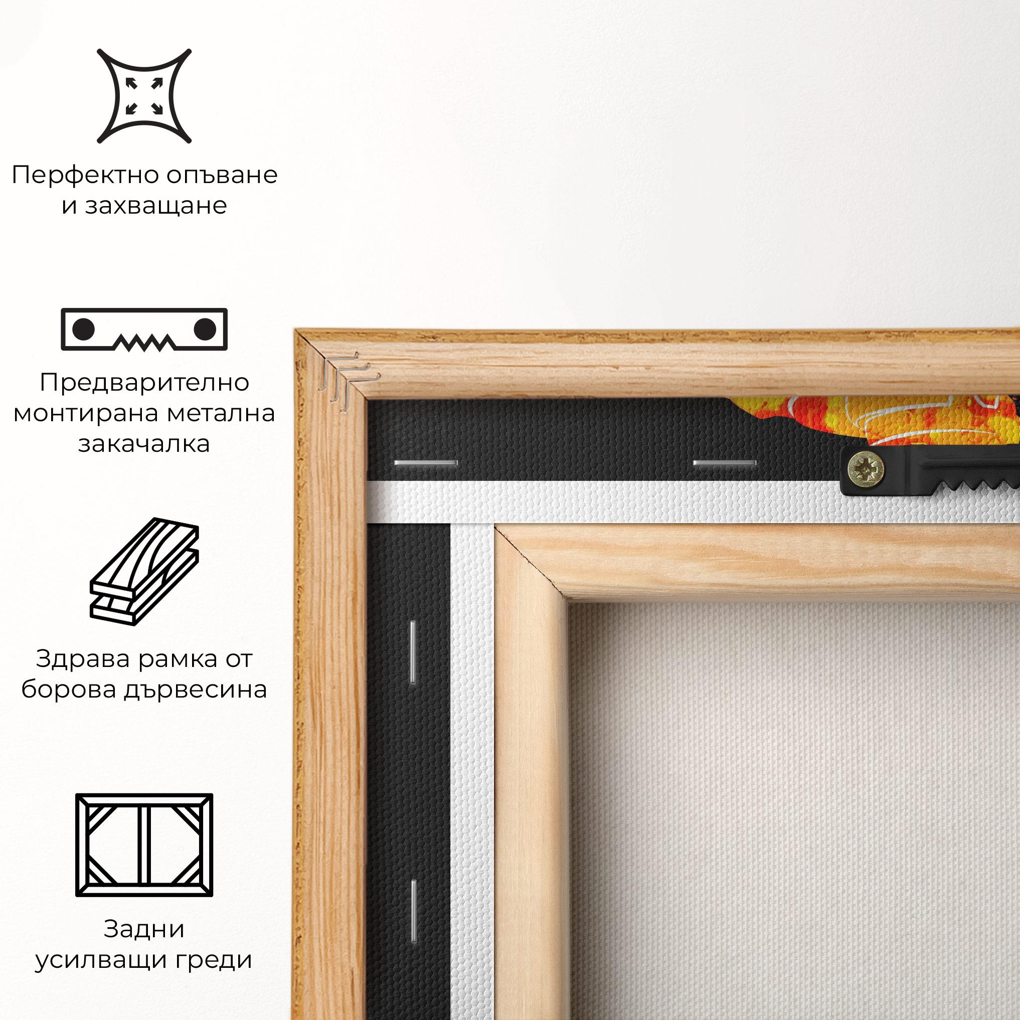 Картина на платно Color Mix Hockey mockup 5