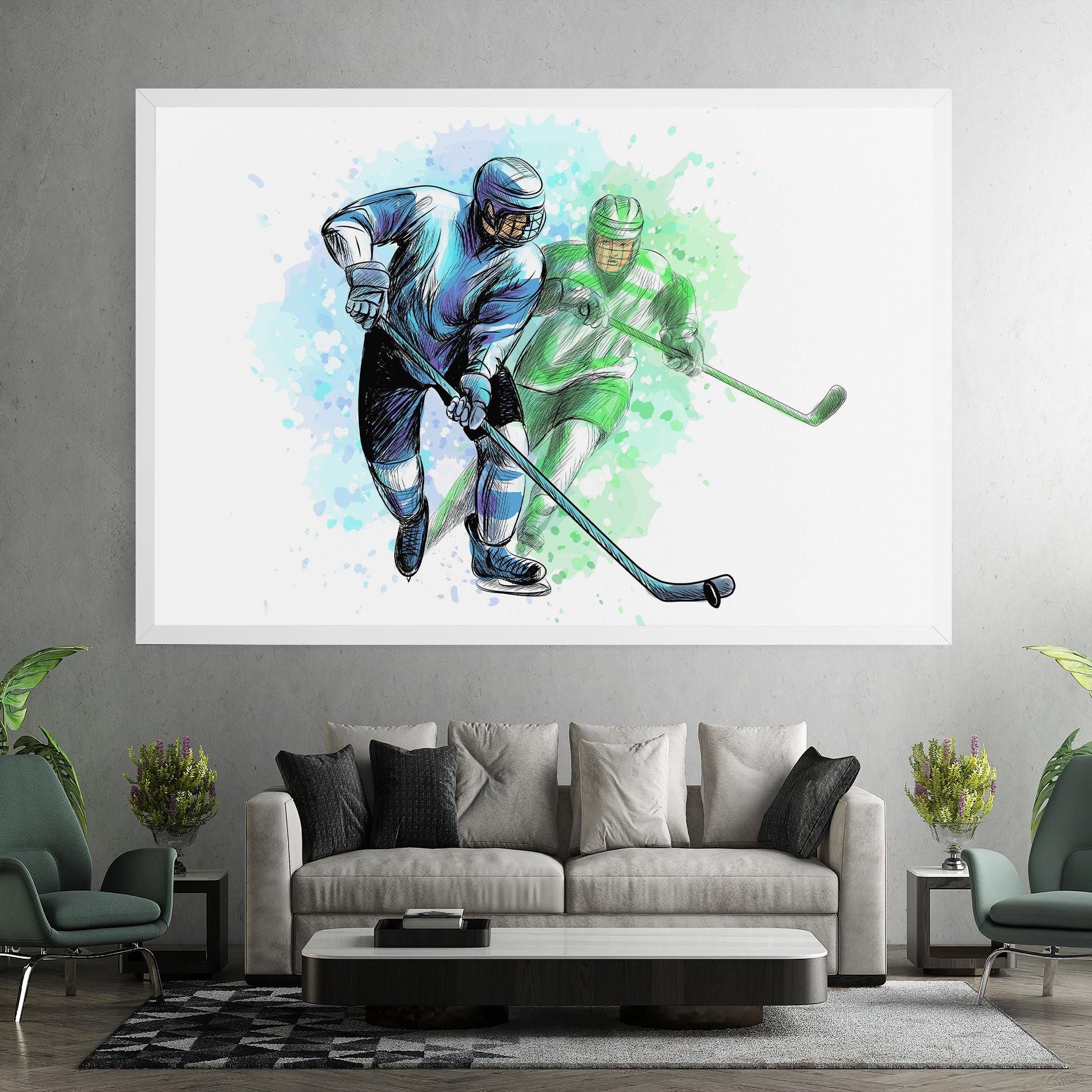 Green Blue Hockey mockup 7