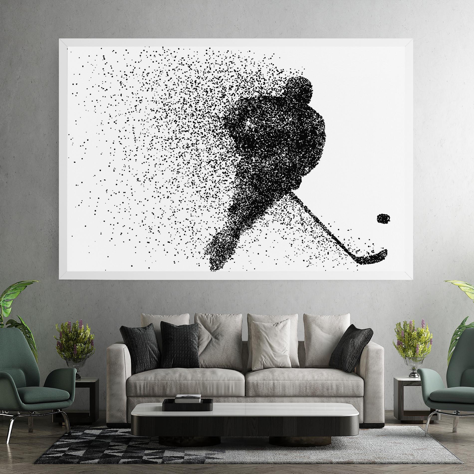 Картина на платно Hockey Art mockup 7