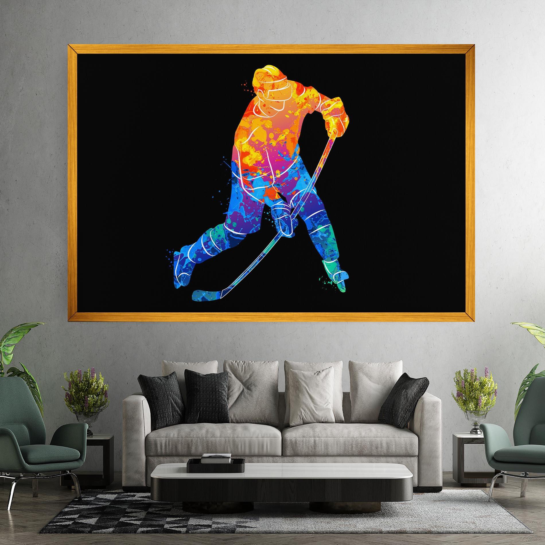 Картина на платно Color Mix Hockey mockup 7