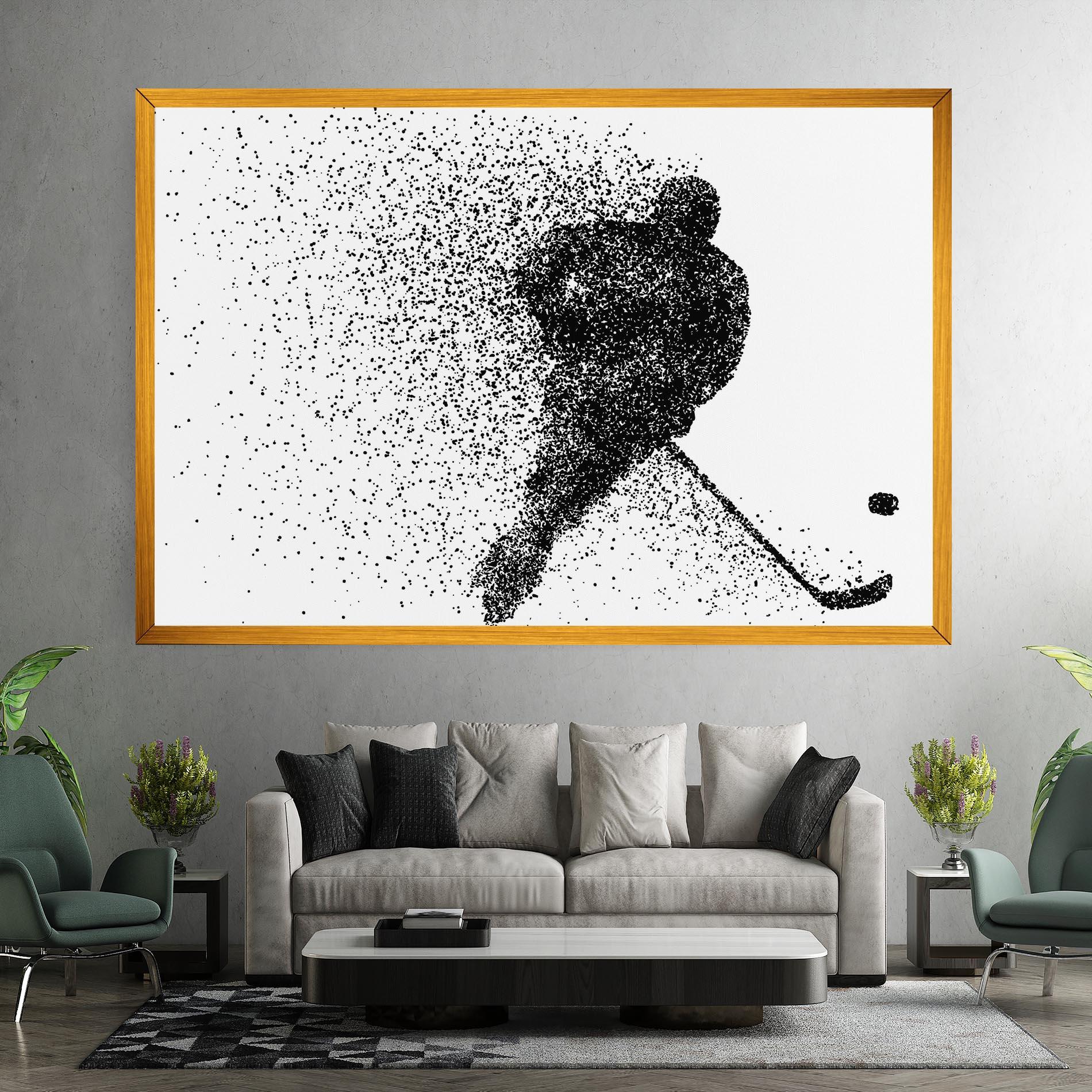 Картина на платно Hockey Art mockup 7