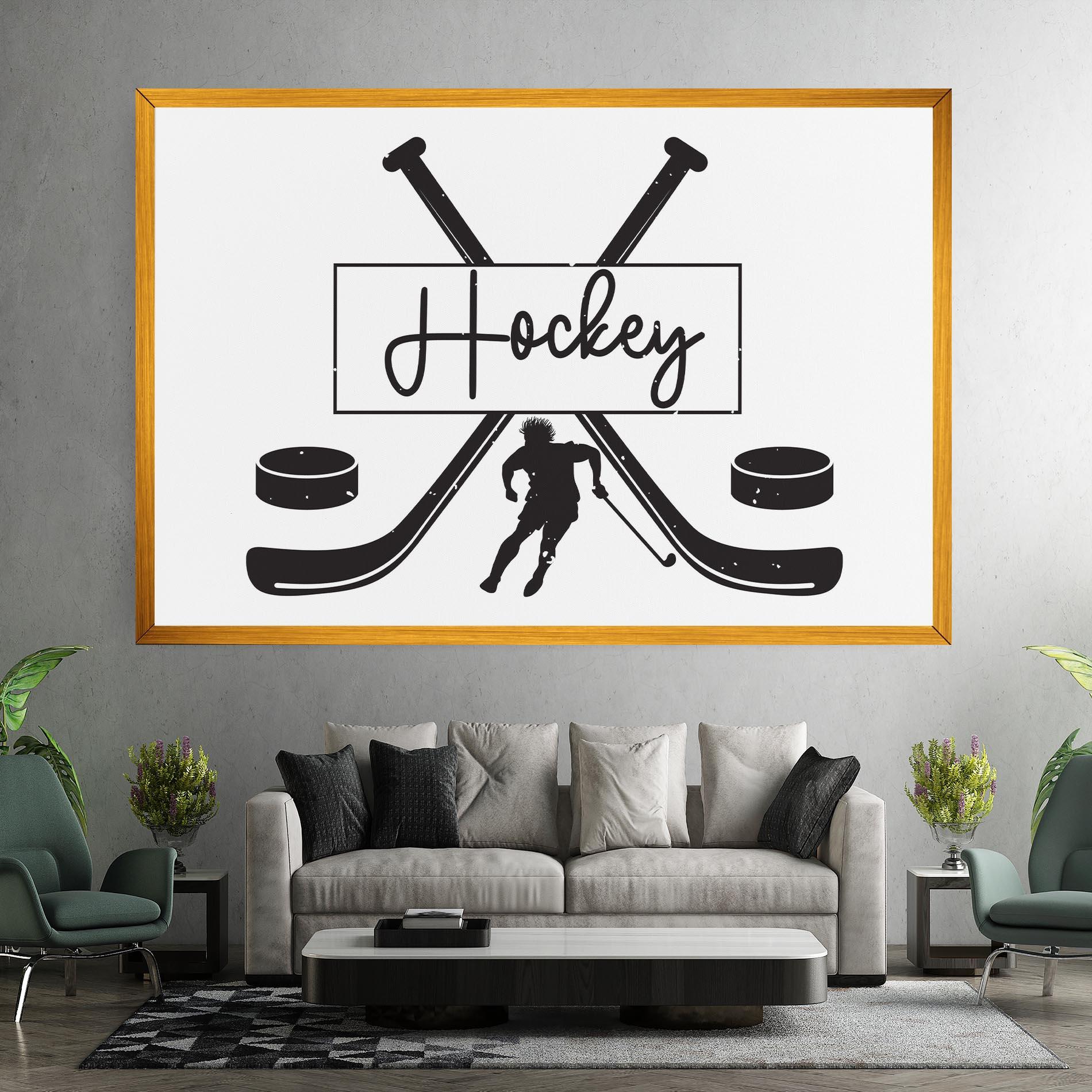 Картина на платно Hockey Stick mockup 7