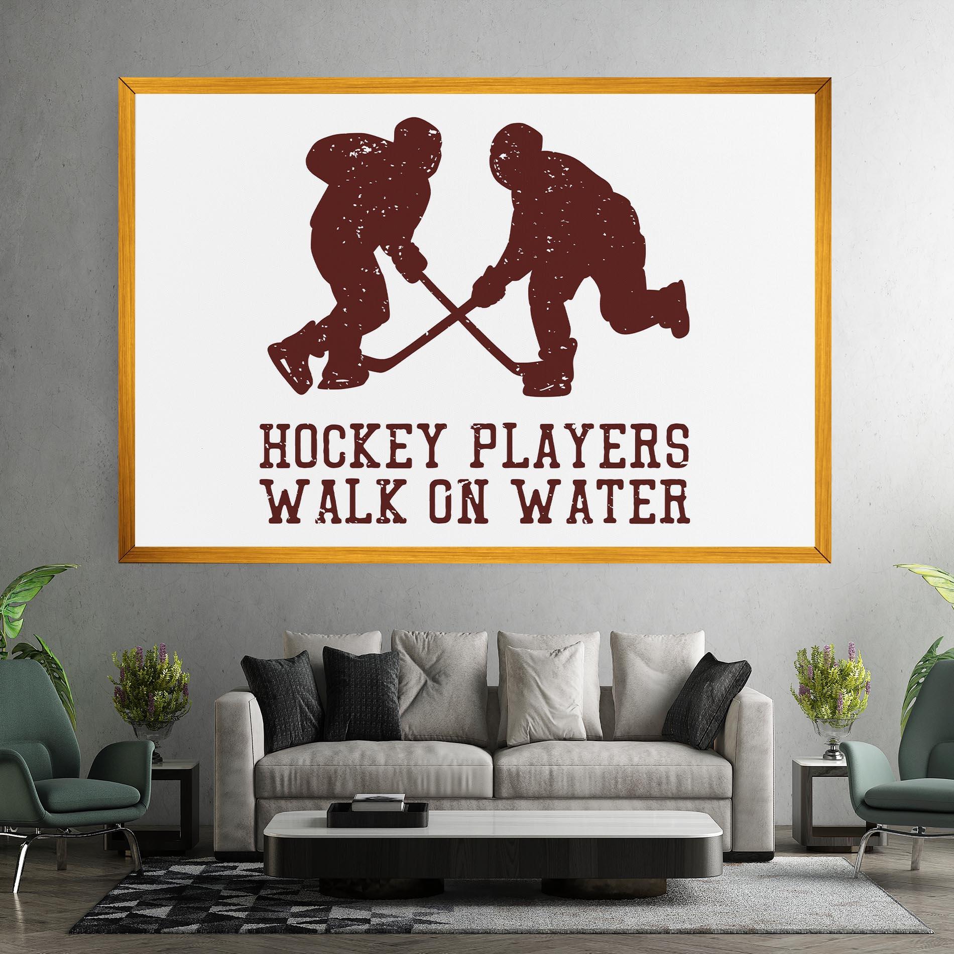 Картина на платно Hockey Walk mockup 7