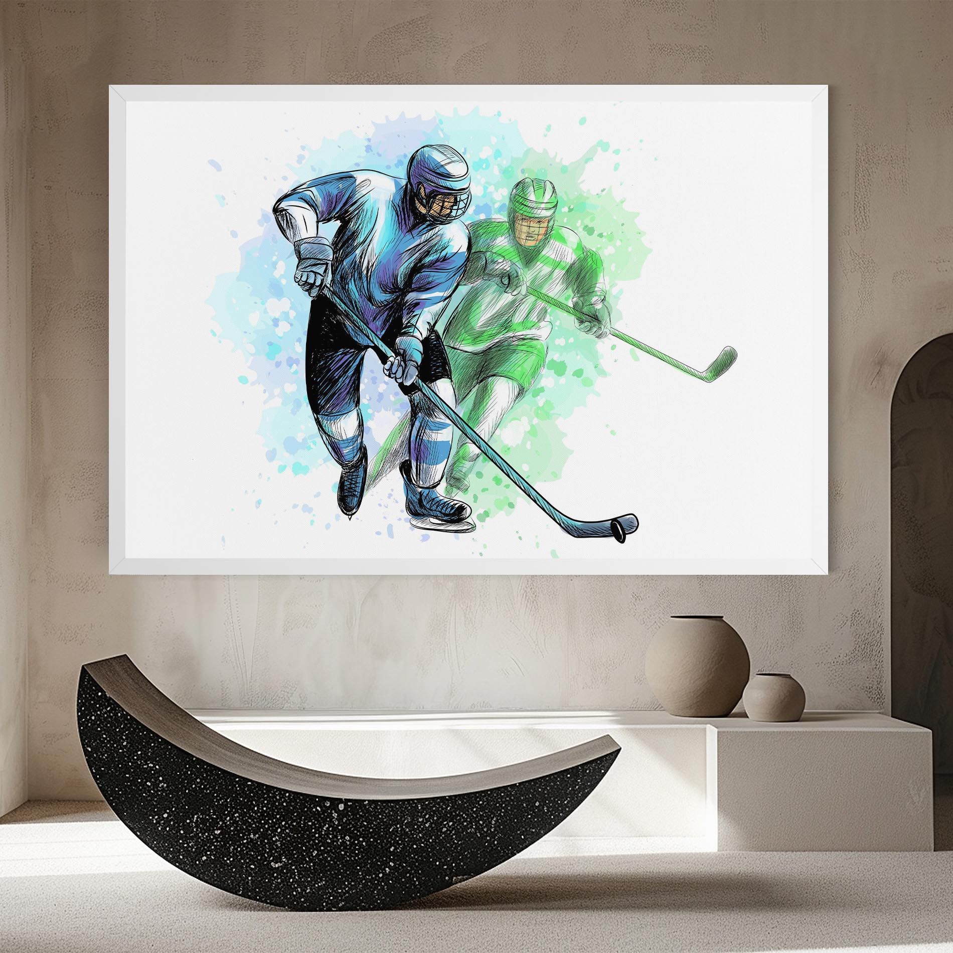 Green Blue Hockey mockup 8