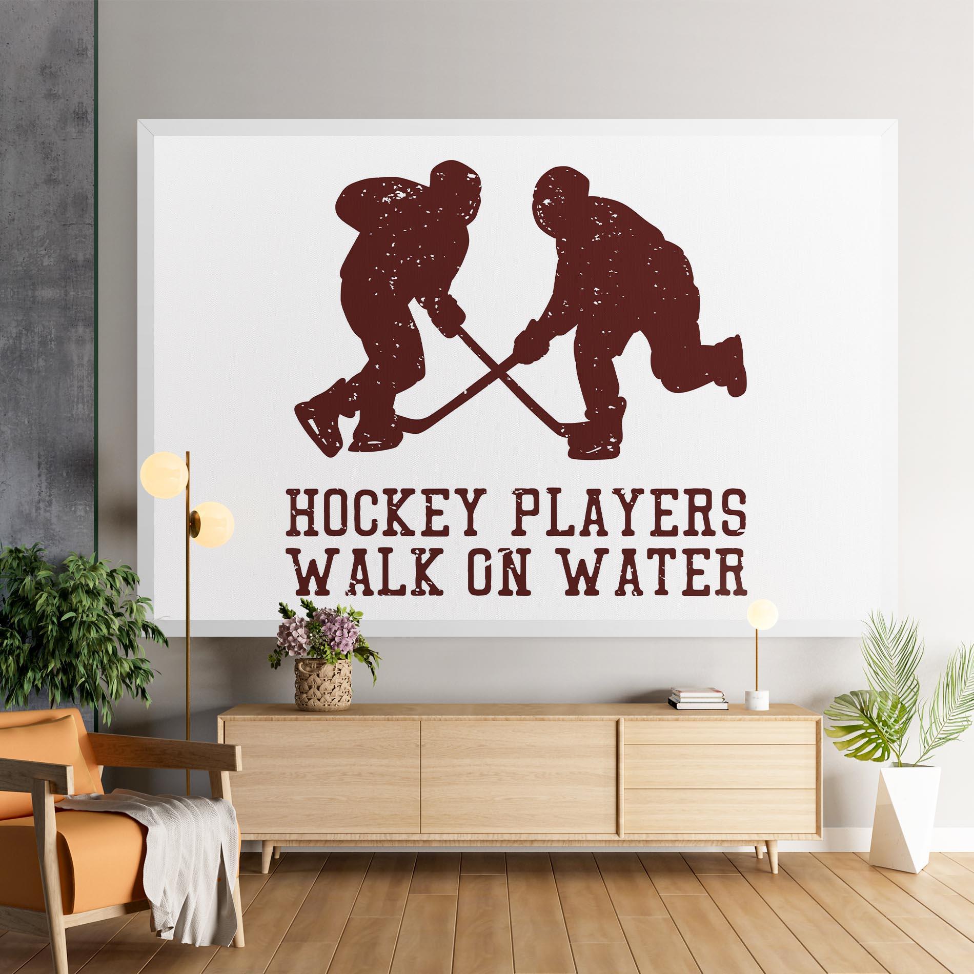 Картина на платно Hockey Walk mockup 9