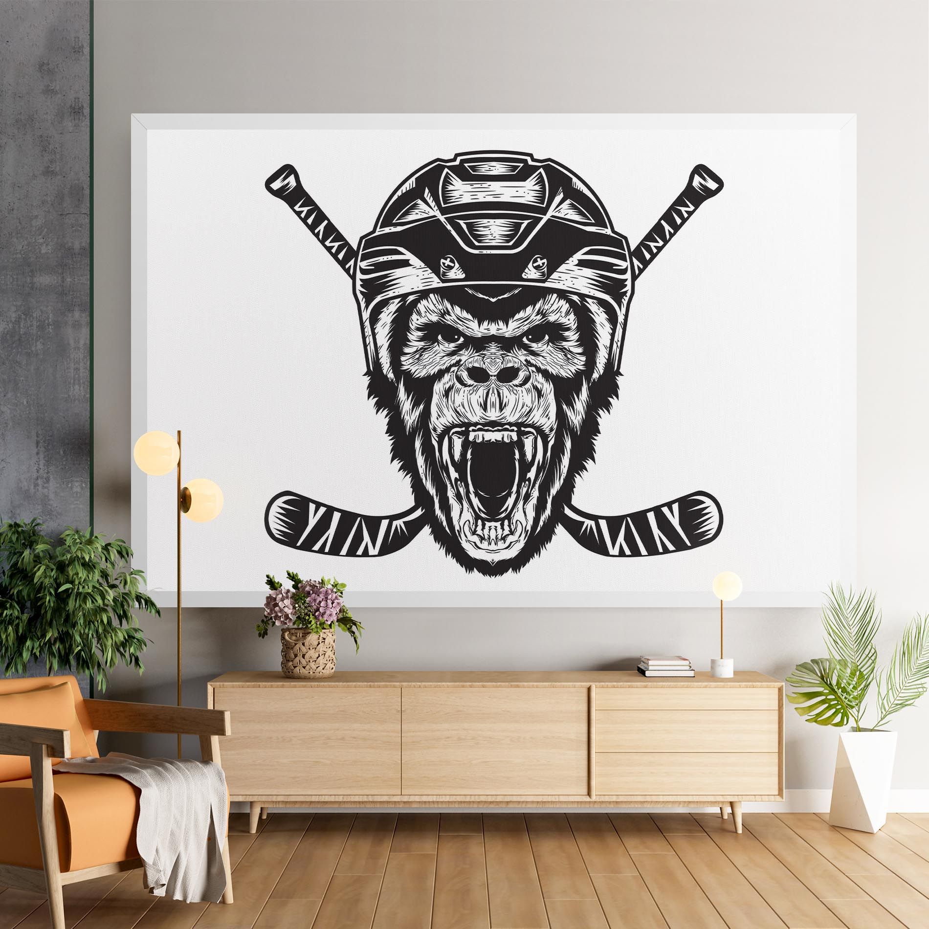 Monkey Hockey mockup 9