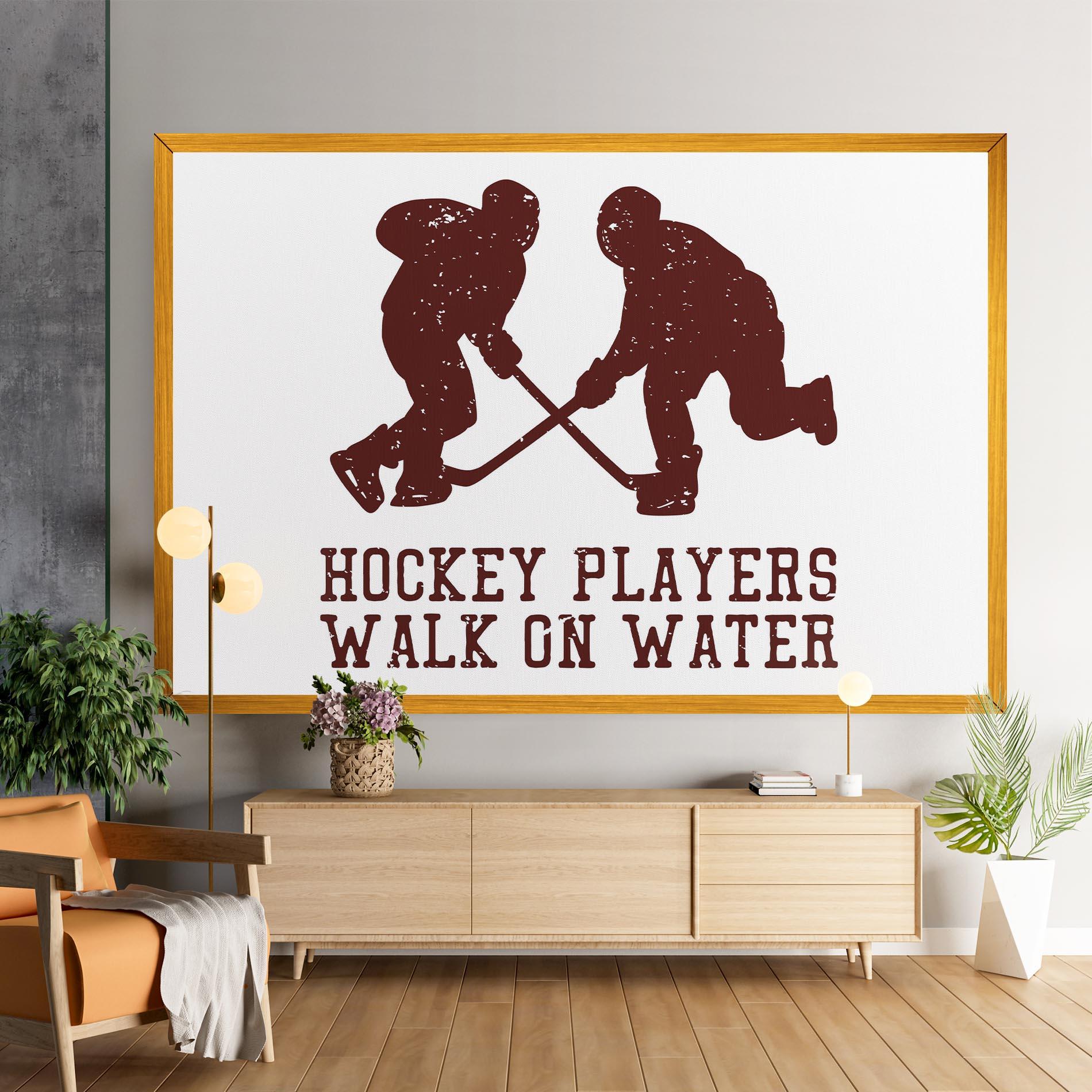 Картина на платно Hockey Walk mockup 9