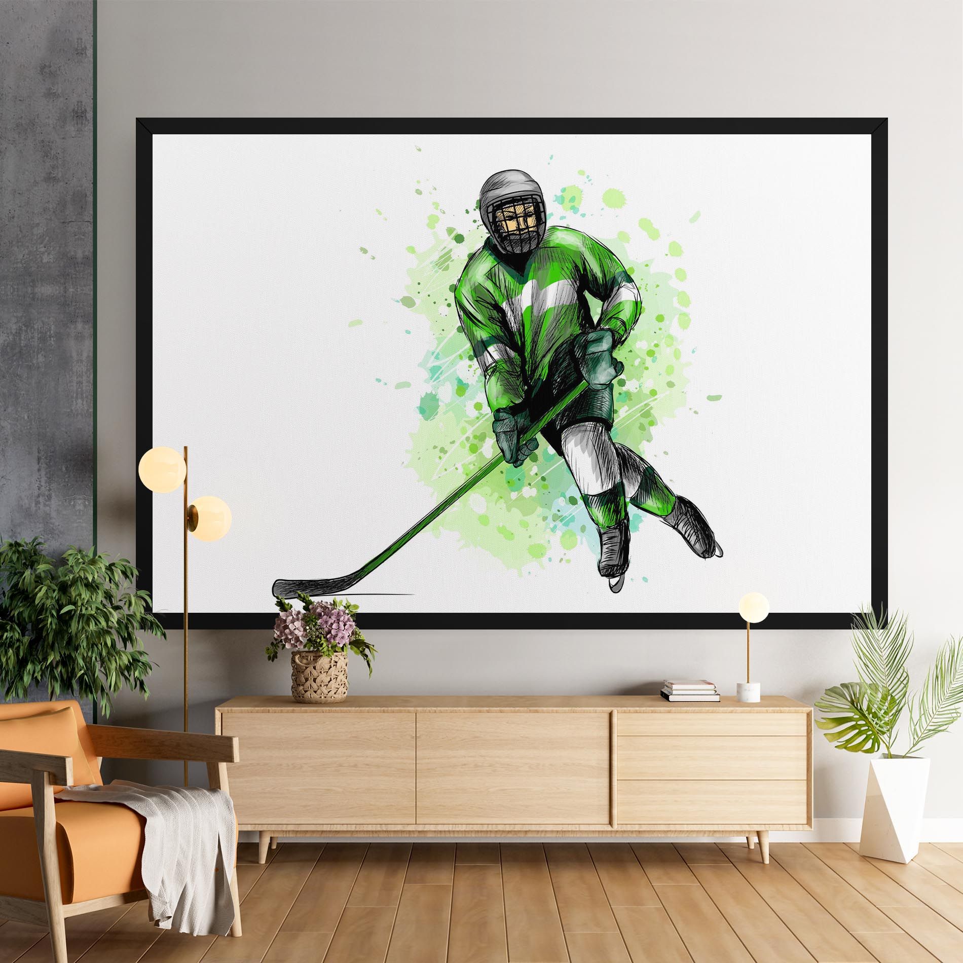 Green Hockey mockup 9
