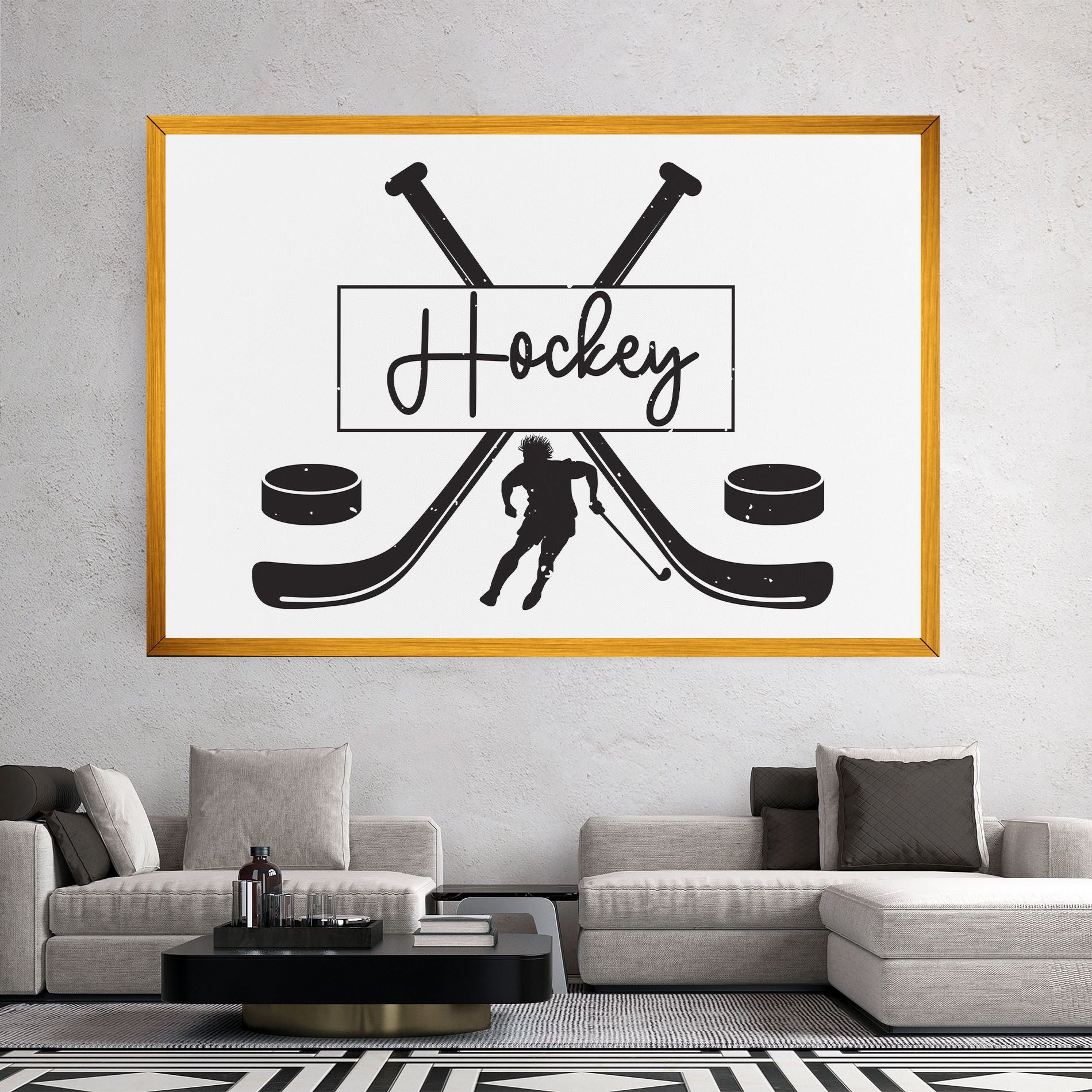 Hockey Stick mockup 2