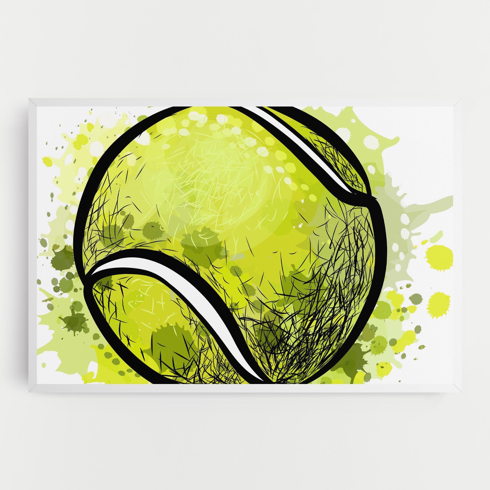 Картина на платно Big Tennis Ball mockup 0
