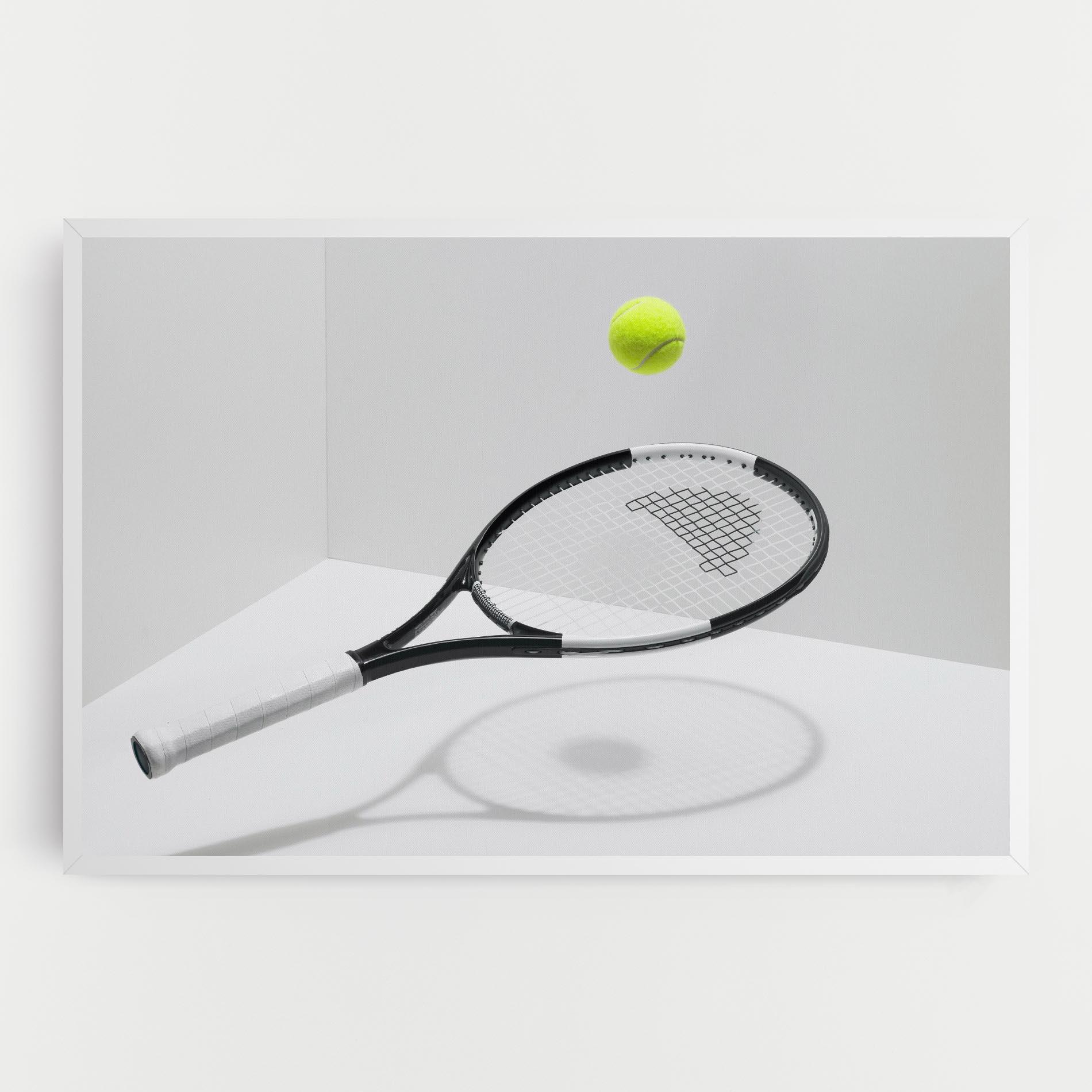 Картина на платно Floating Tennis Racket mockup 0