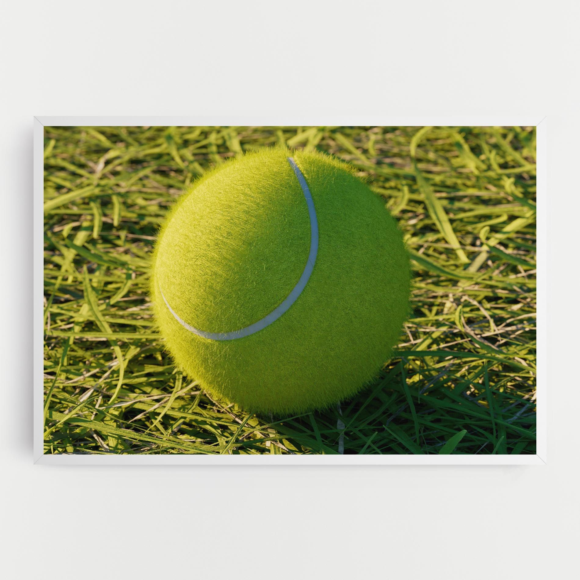 Green Tennis Ball mockup 0