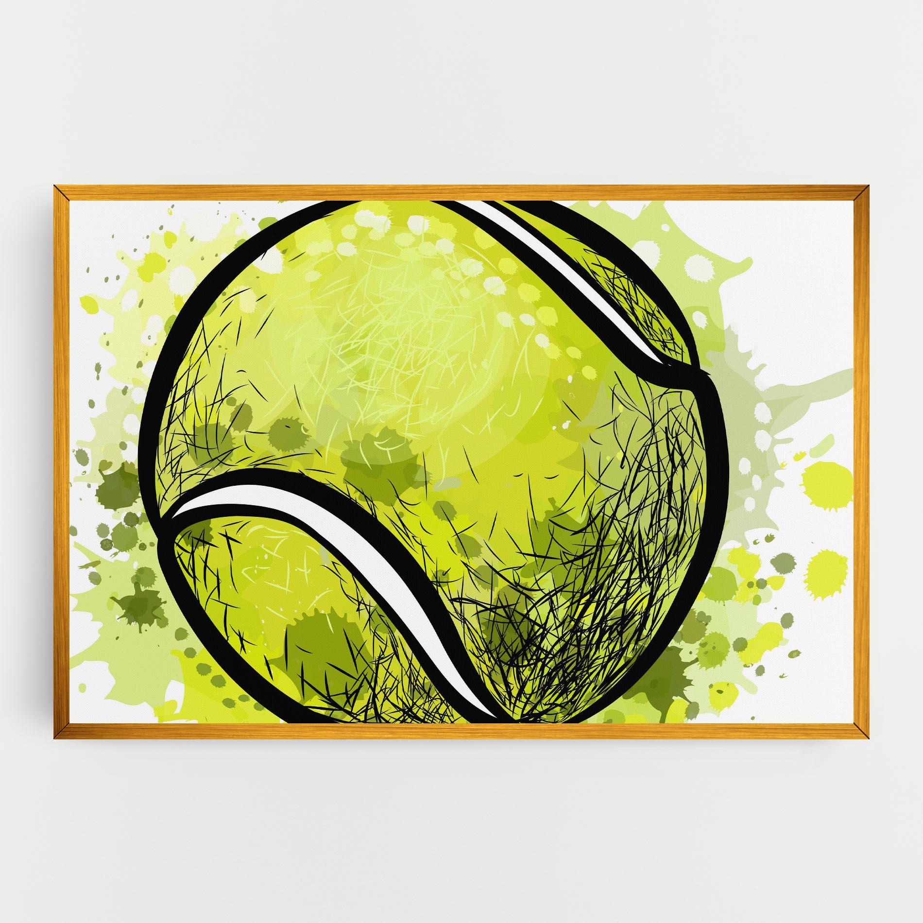Картина на платно Big Tennis Ball mockup 0