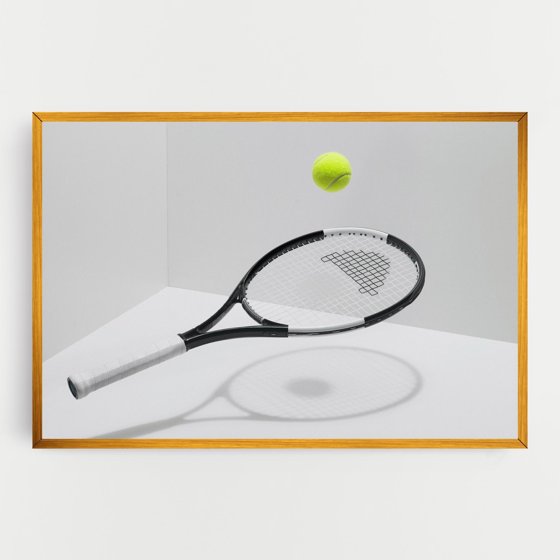Картина на платно Floating Tennis Racket mockup 0