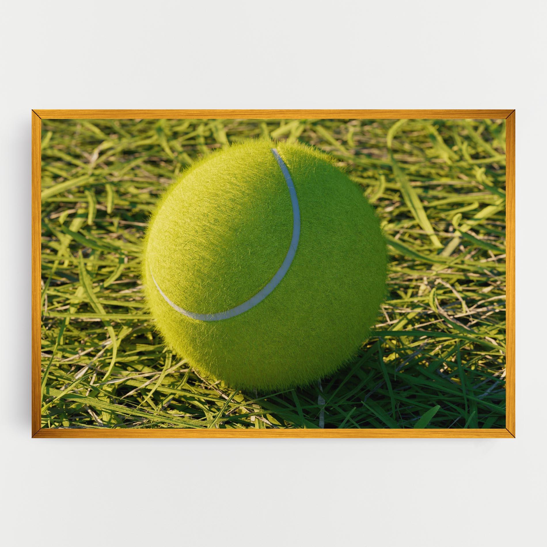Картина на платно Green Tennis Ball mockup 0