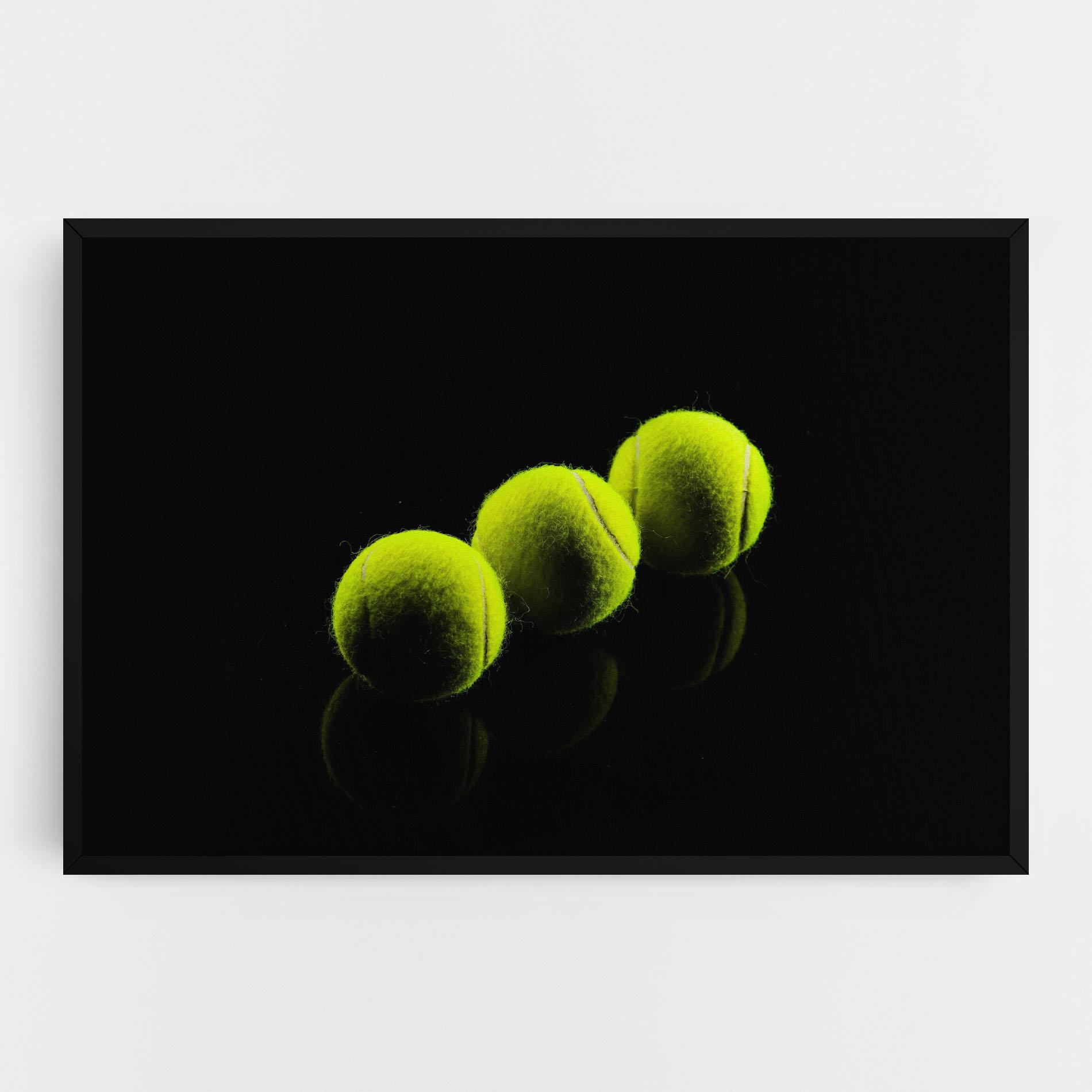 Картина на платно 3 Tennis Balls mockup 0