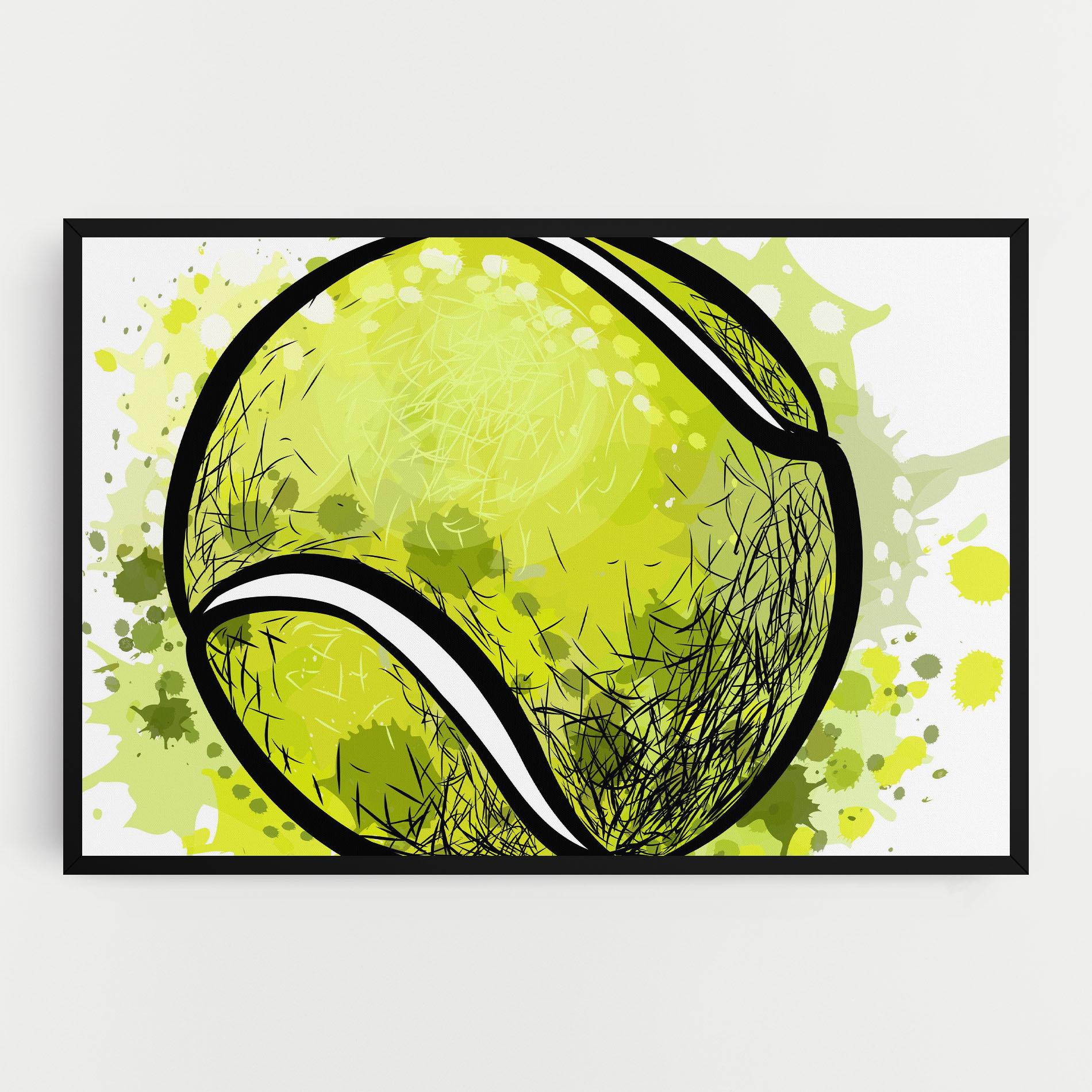 Картина на платно Big Tennis Ball mockup 0