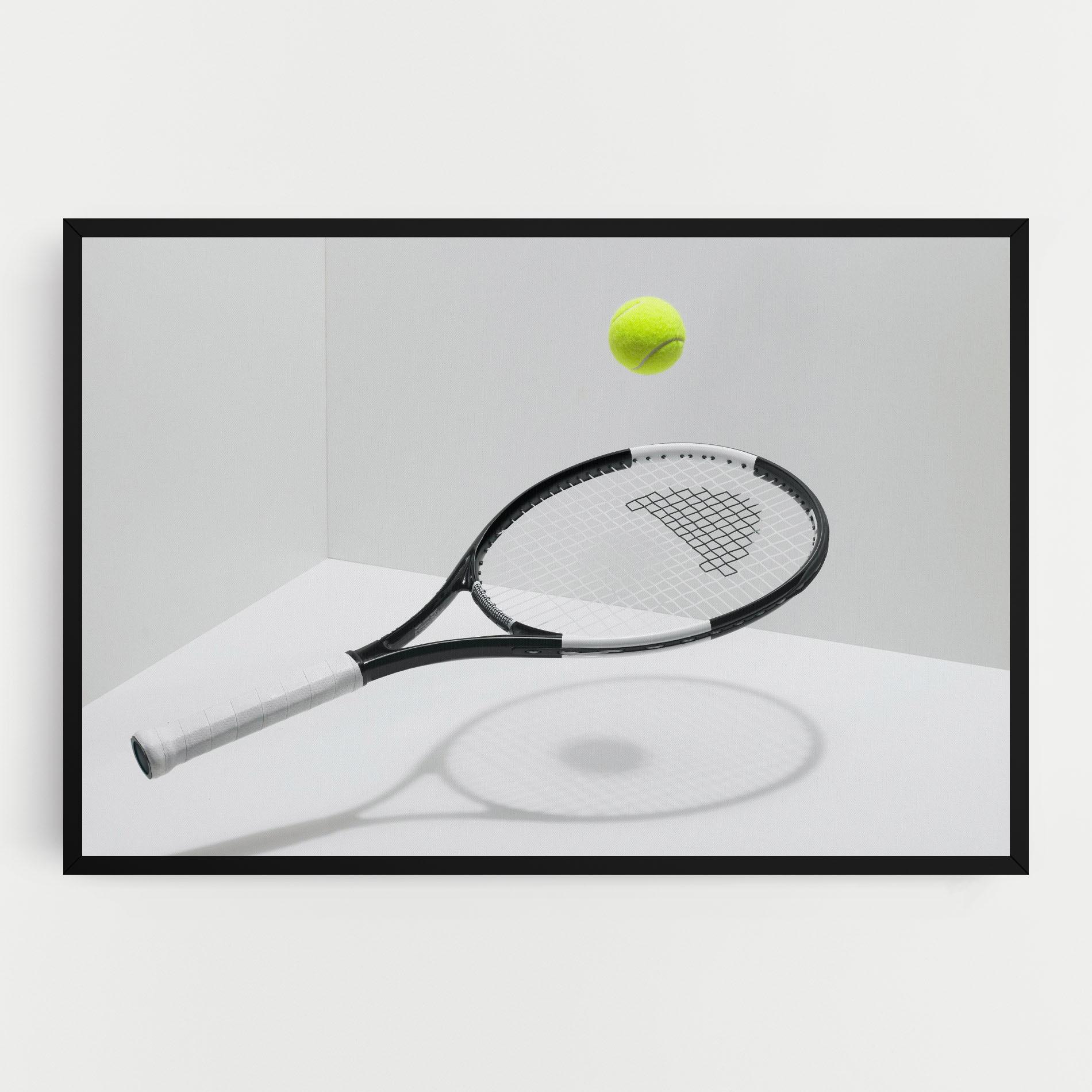 Картина на платно Floating Tennis Racket mockup 0