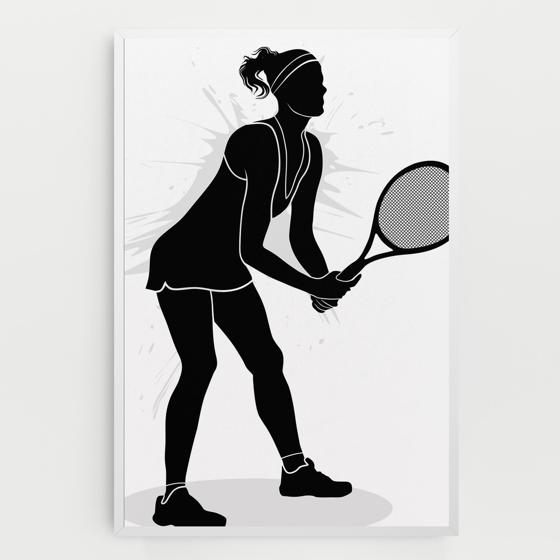 Female Tennis Player mockup 0
