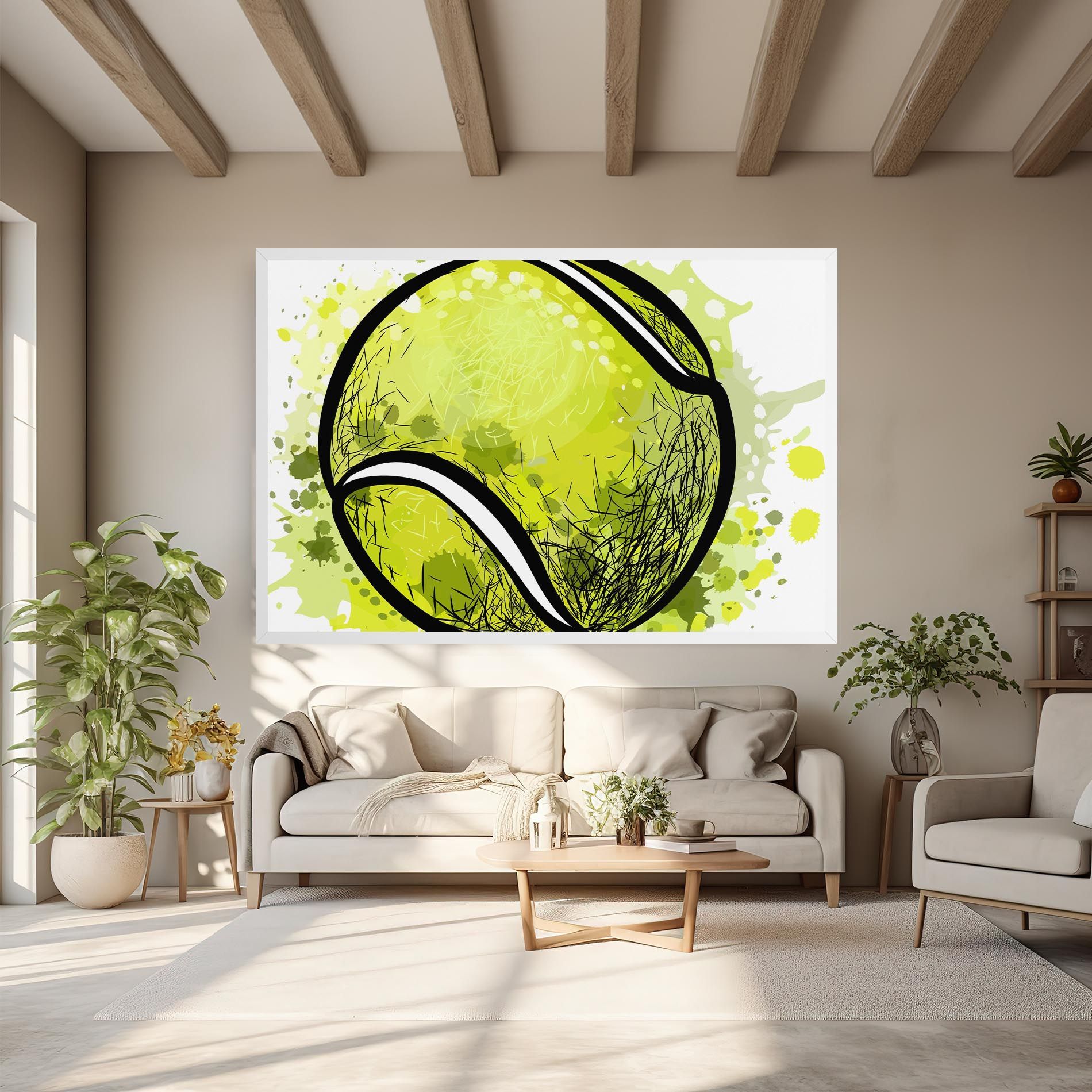 Big Tennis Ball mockup 6