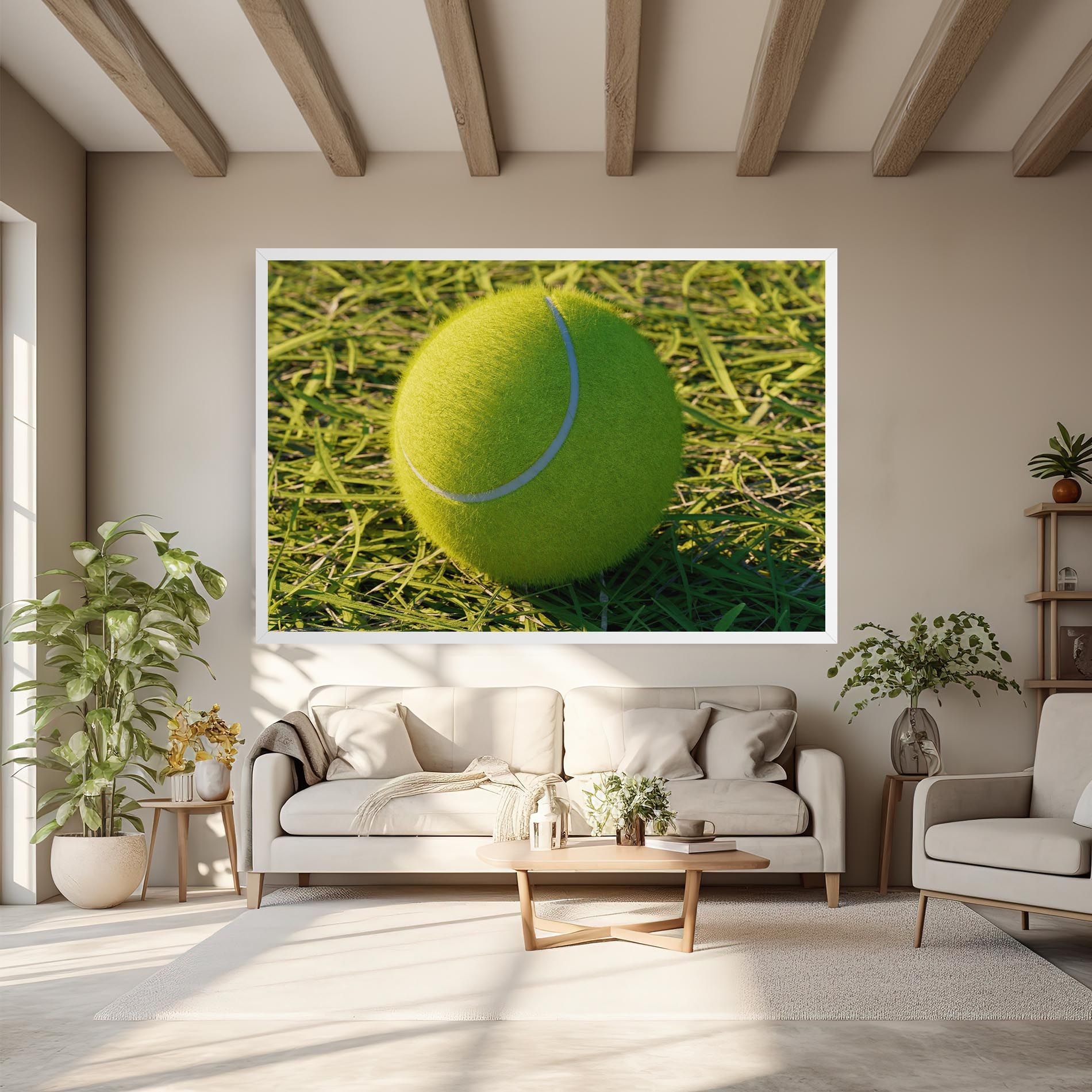 Green Tennis Ball mockup 6