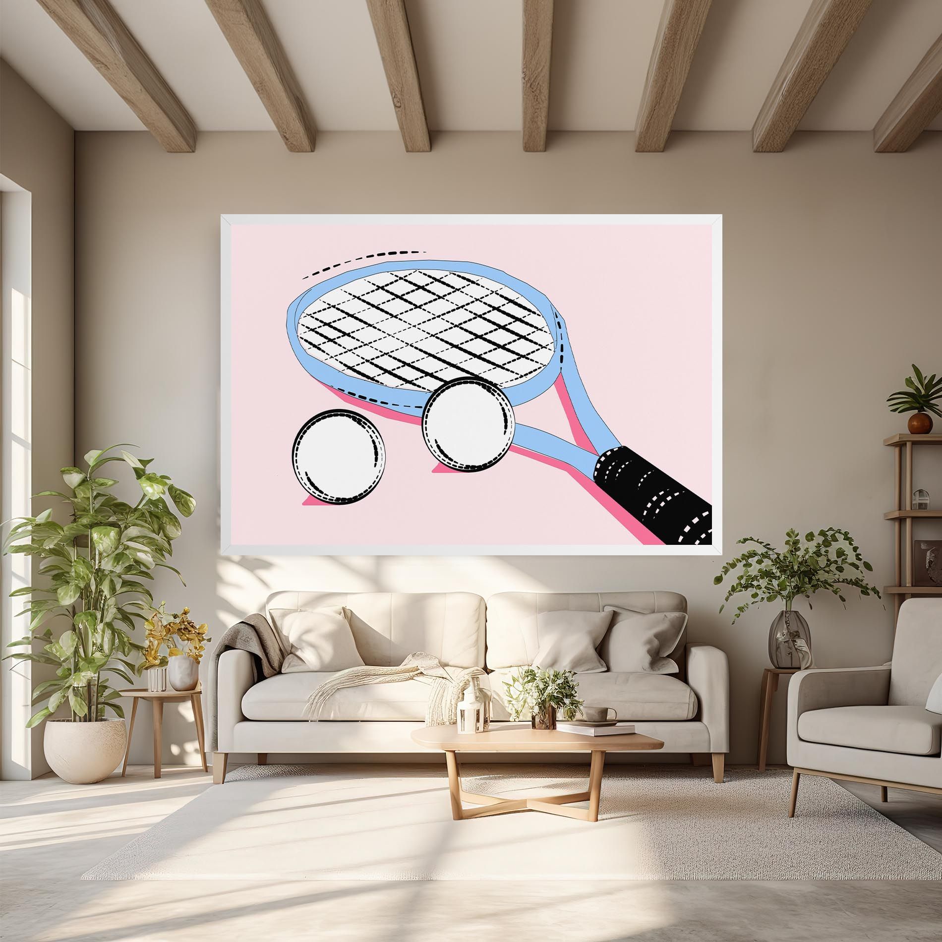Pink Tennis mockup 6