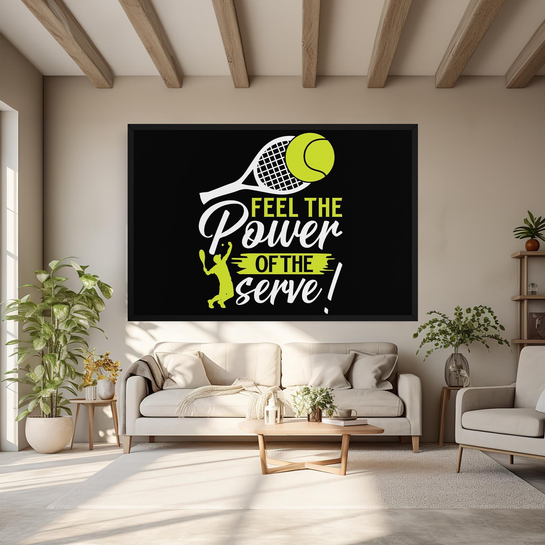 Картина на платно Power Serve mockup 6