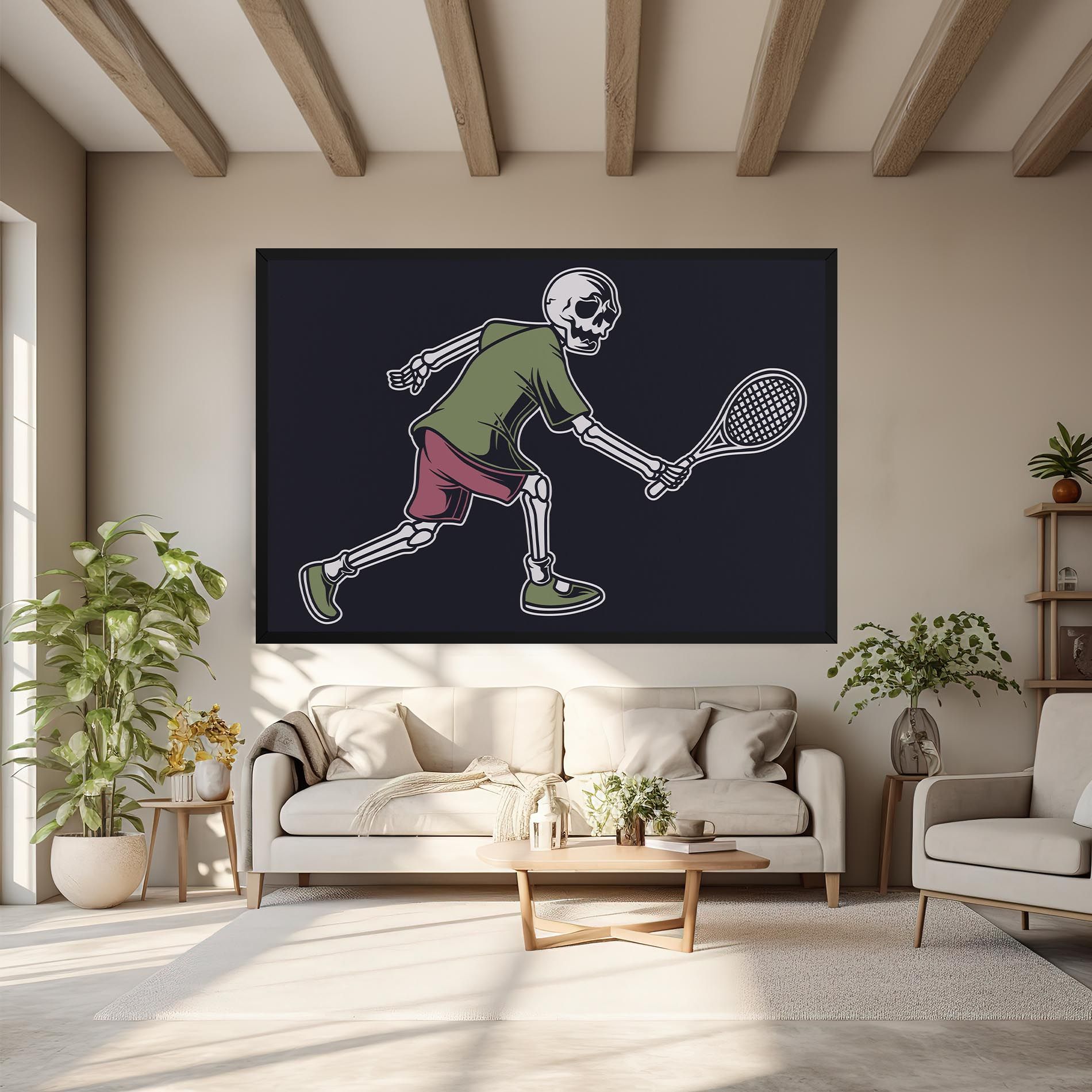 Skull Tennis mockup 6