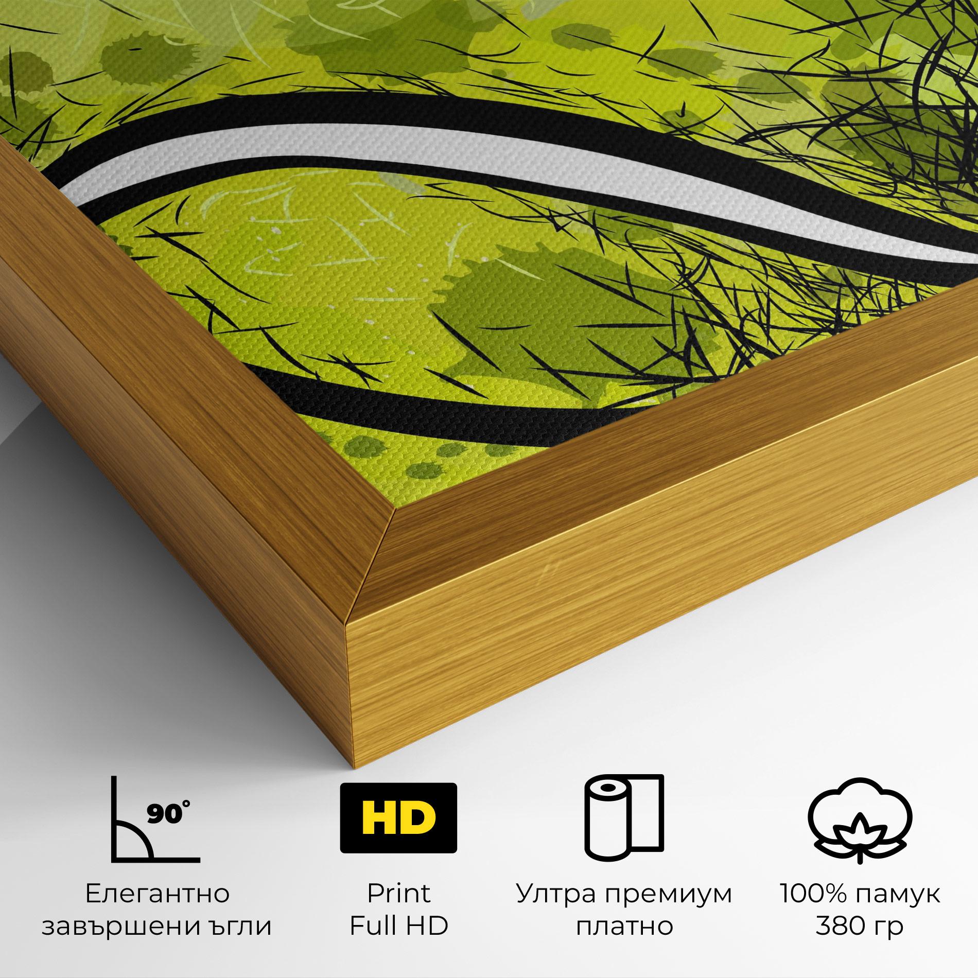 Картина на платно Big Tennis Ball mockup 4