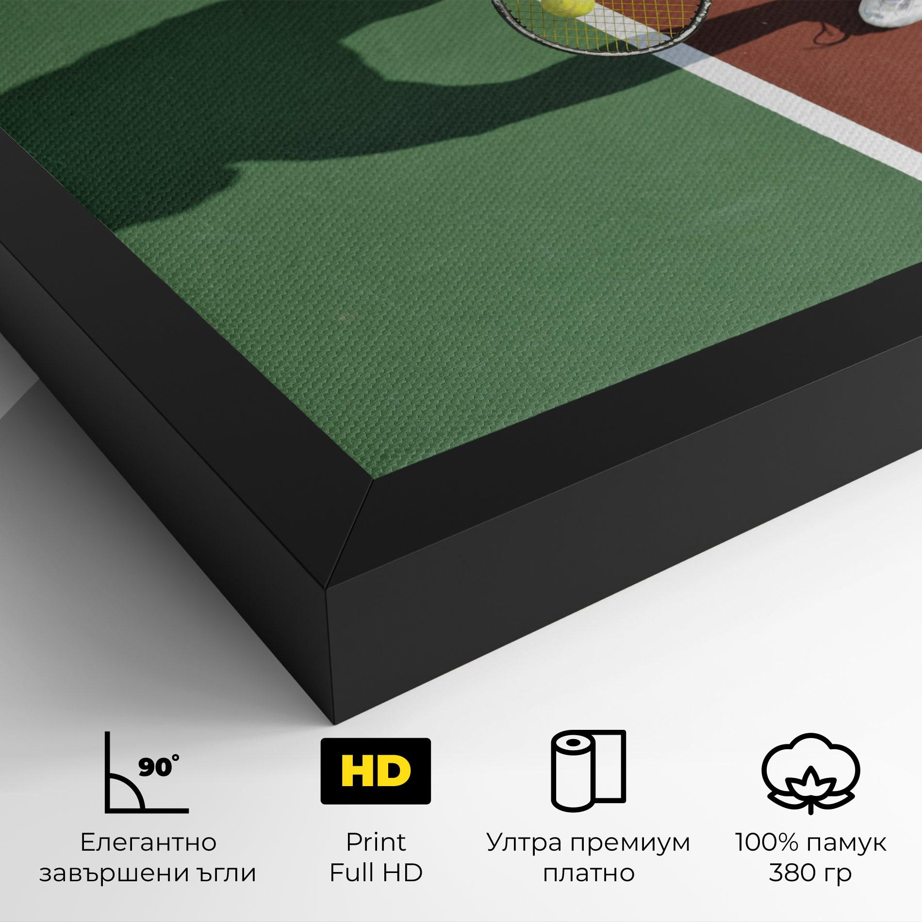 Картина на платно Outdoor Tennis mockup 4