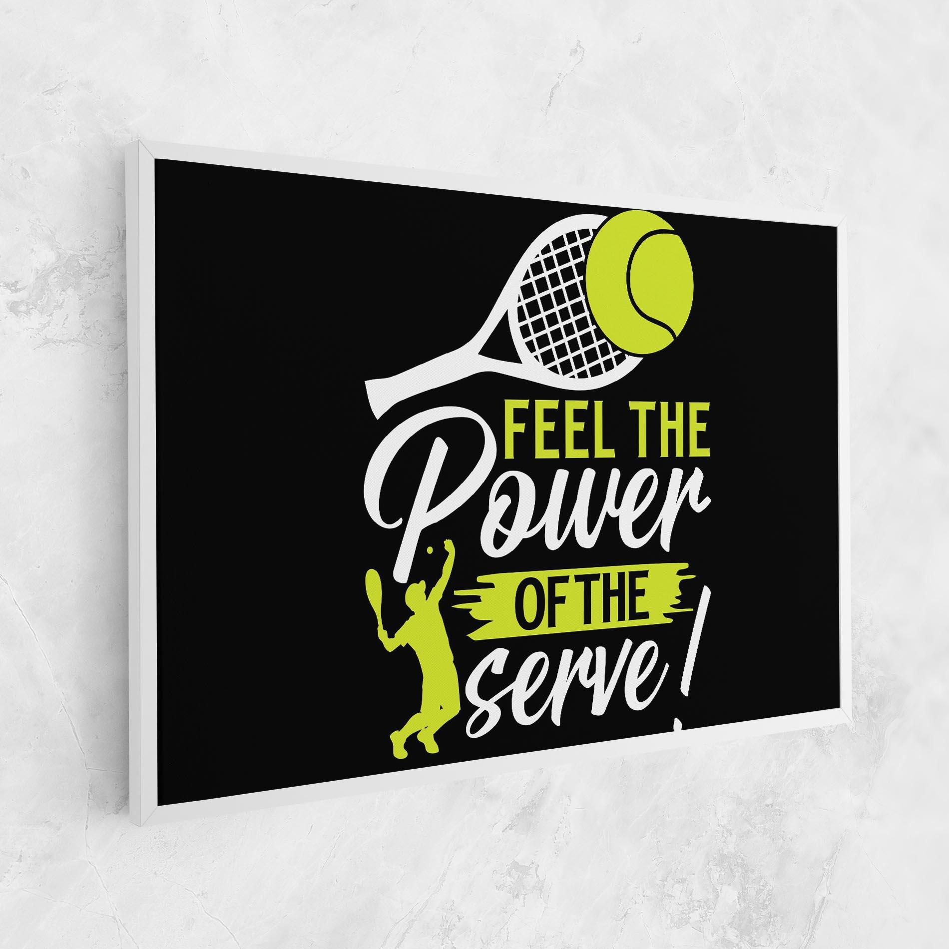 Картина на платно Power Serve mockup 1