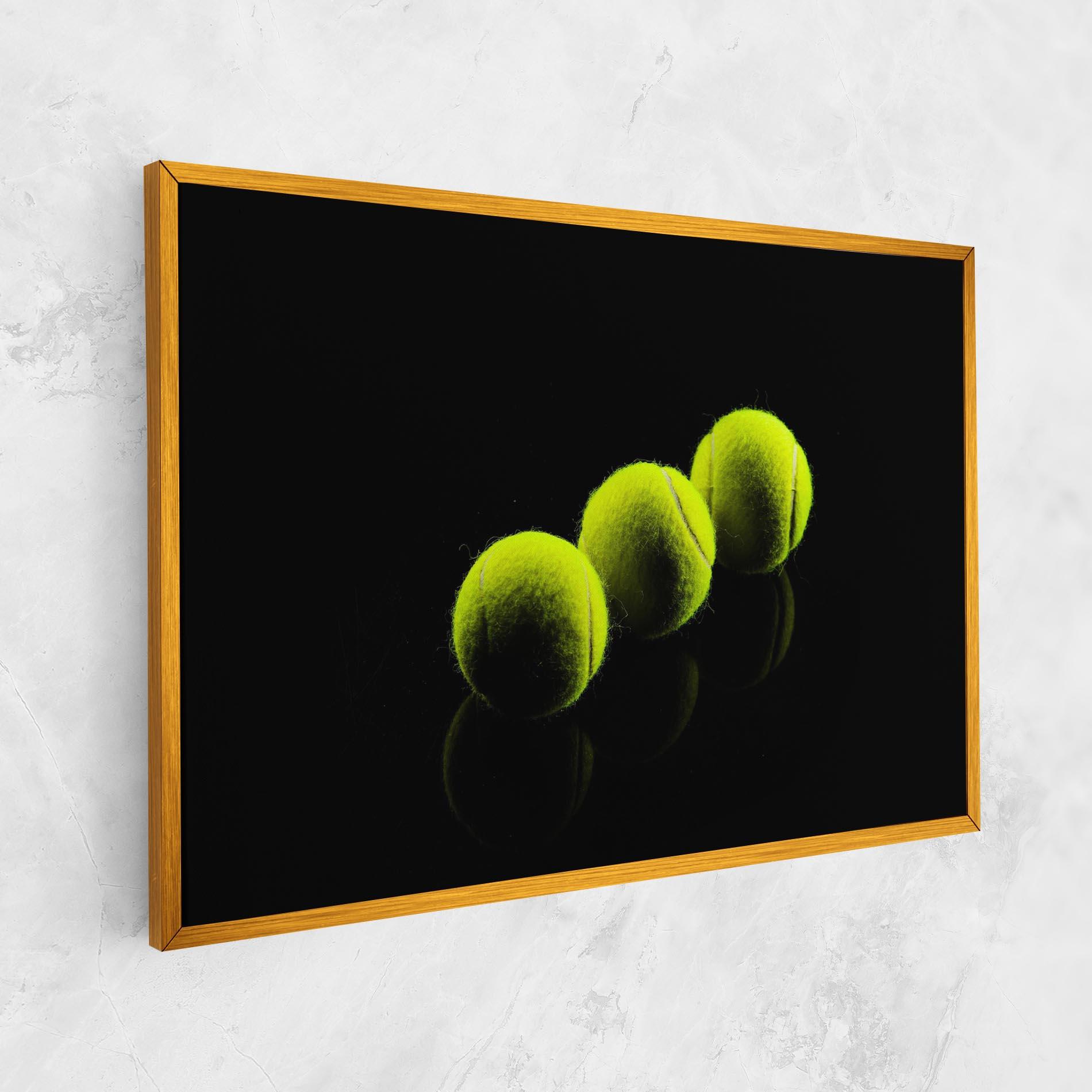Картина на платно 3 Tennis Balls mockup 1
