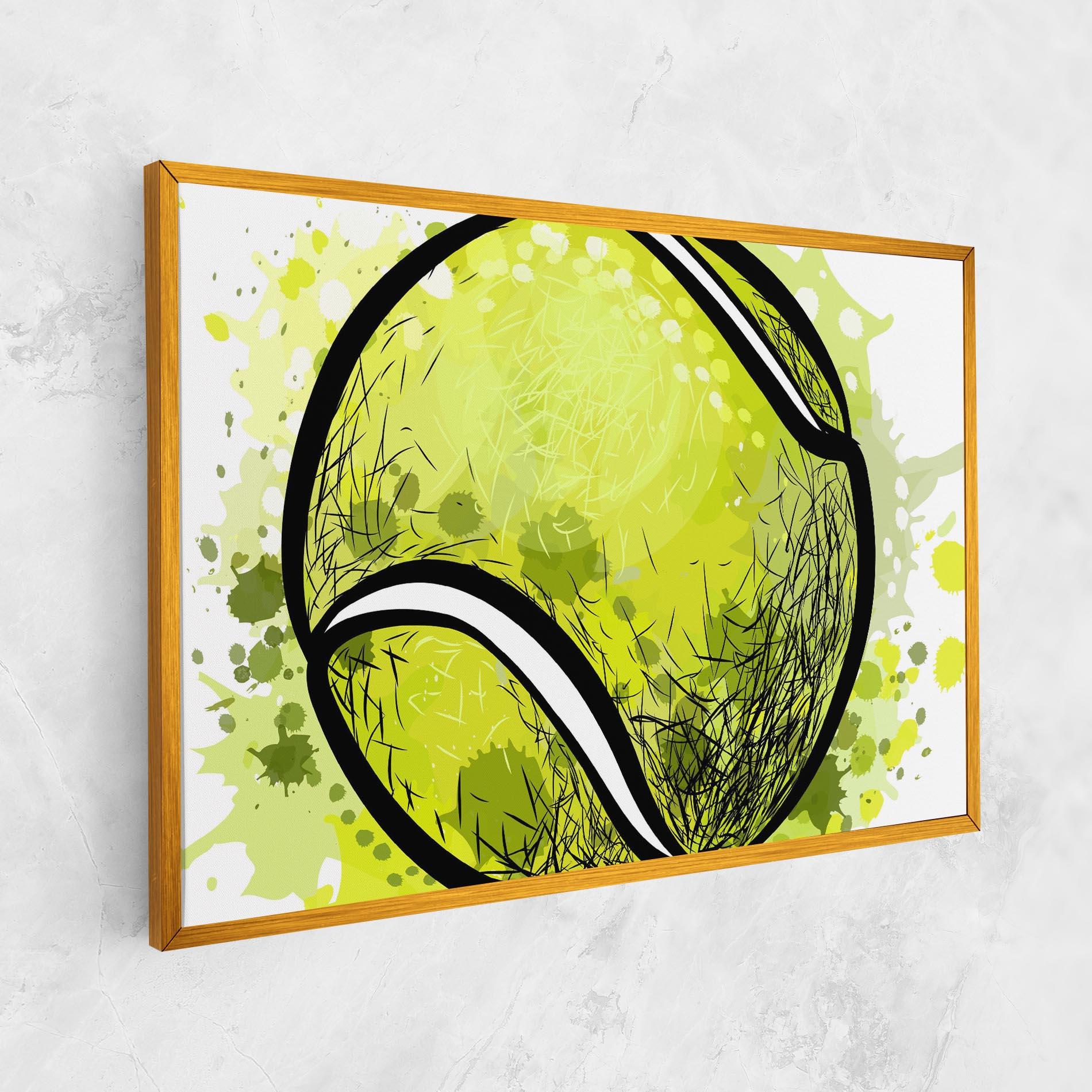 Картина на платно Big Tennis Ball mockup 1