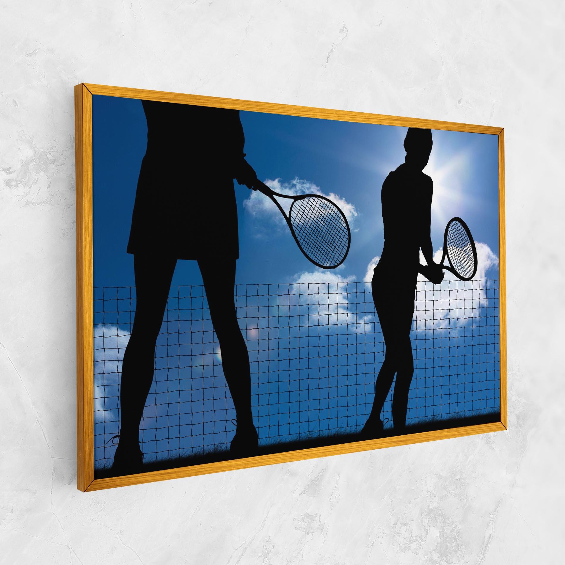 Картина на платно Blue Sky Tennis mockup 1